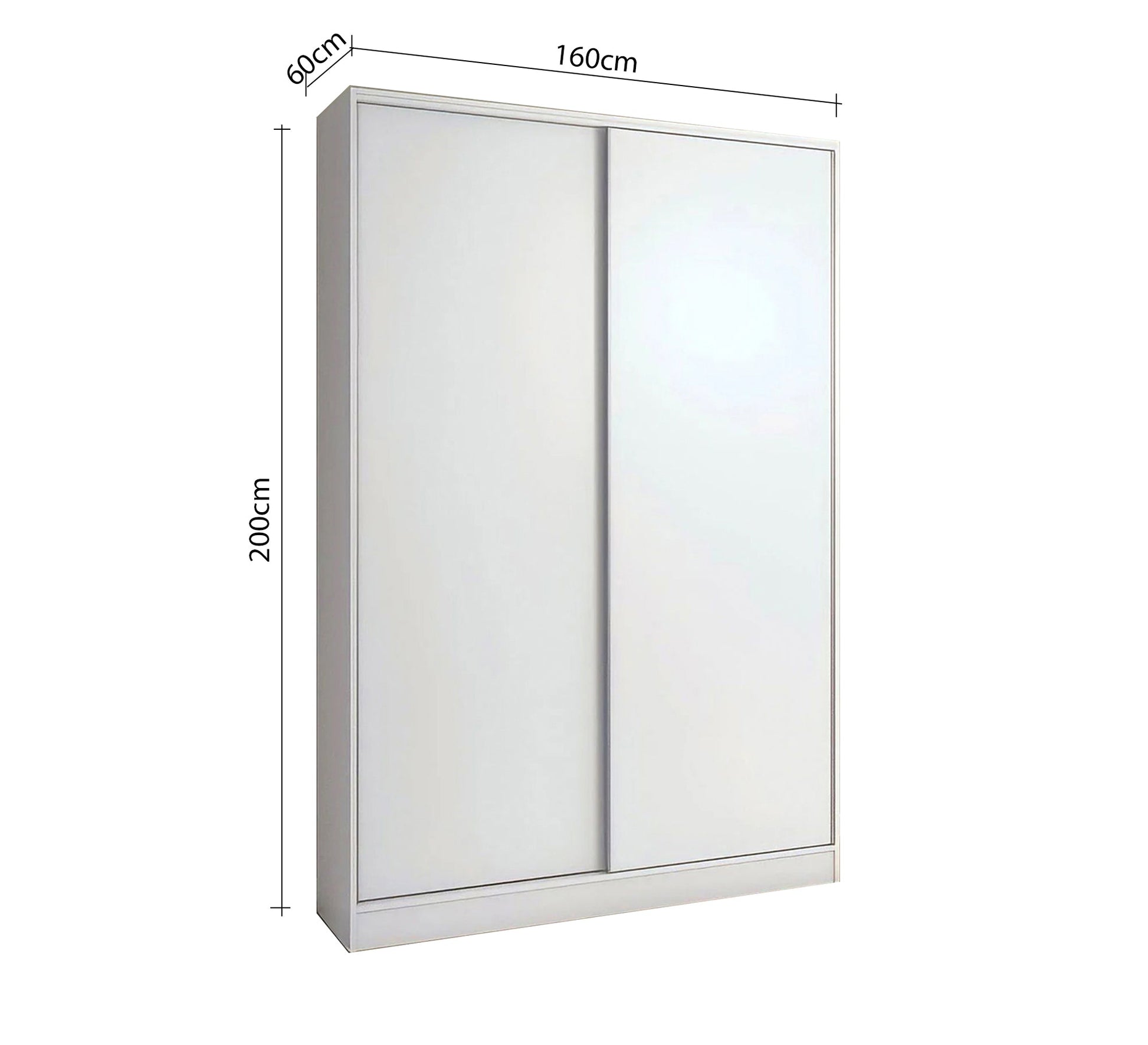 Simple sliding door wardrobe - Vitrine Furniture - Furniture
