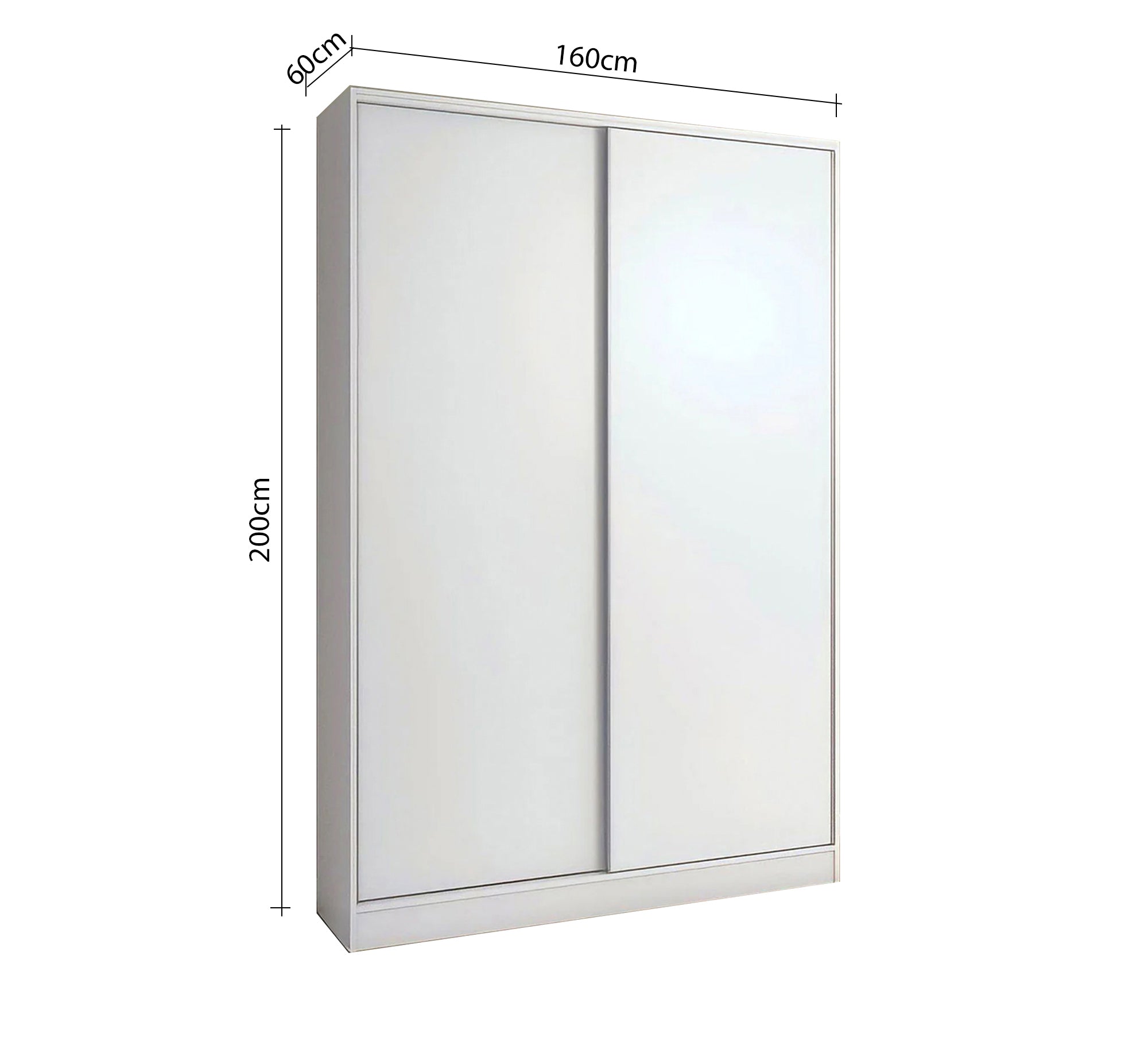 Simple sliding door wardrobe - Vitrine Furniture - Furniture