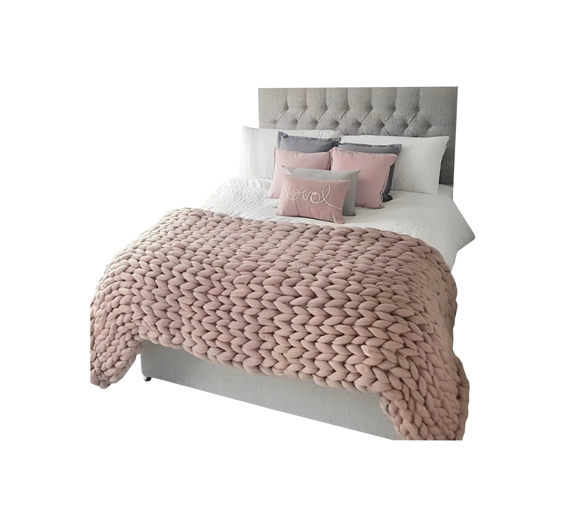 Single bed with capitone beads and backrest - Vitrine Furniture - Furniture