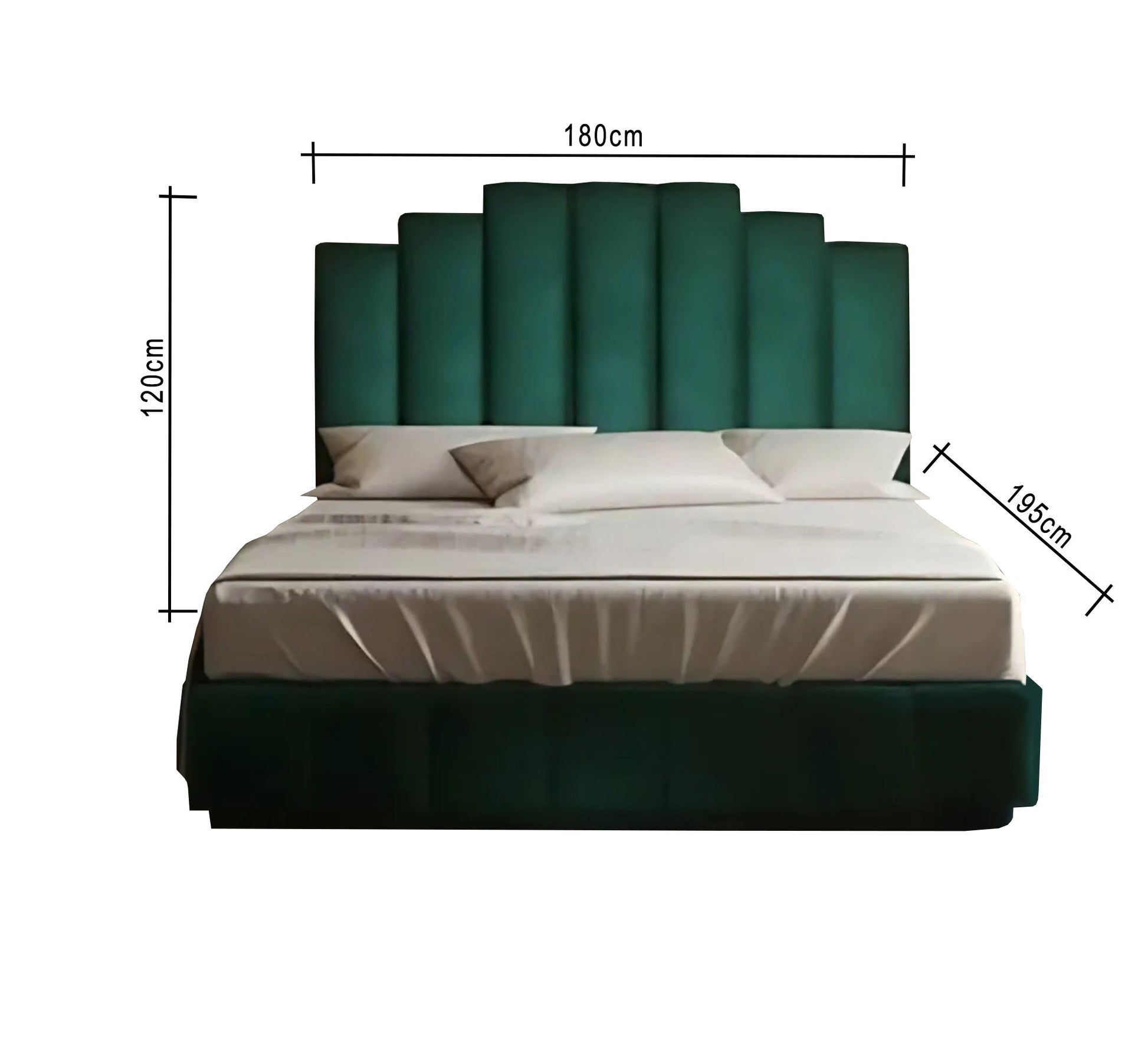Single bed with slatted backrest - Vitrine Furniture - Furniture
