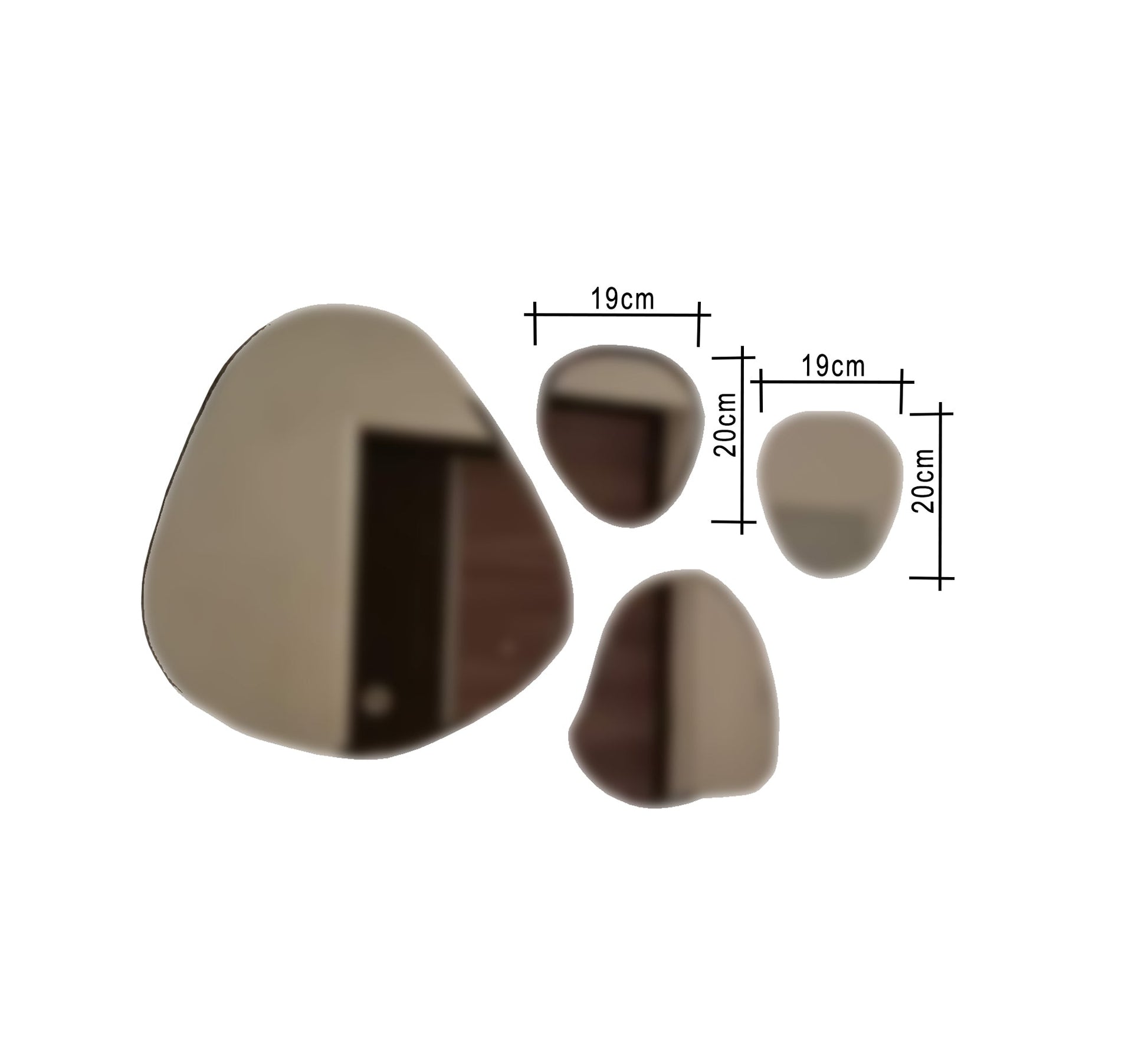 Six - piece mirror set - Vitrine Furniture - Décor