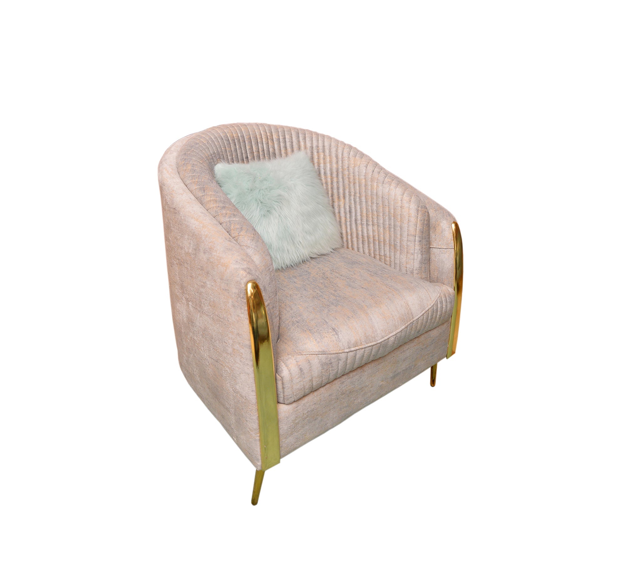 Sky blue and ivory white salon - Vitrine Furniture - Salon Sets