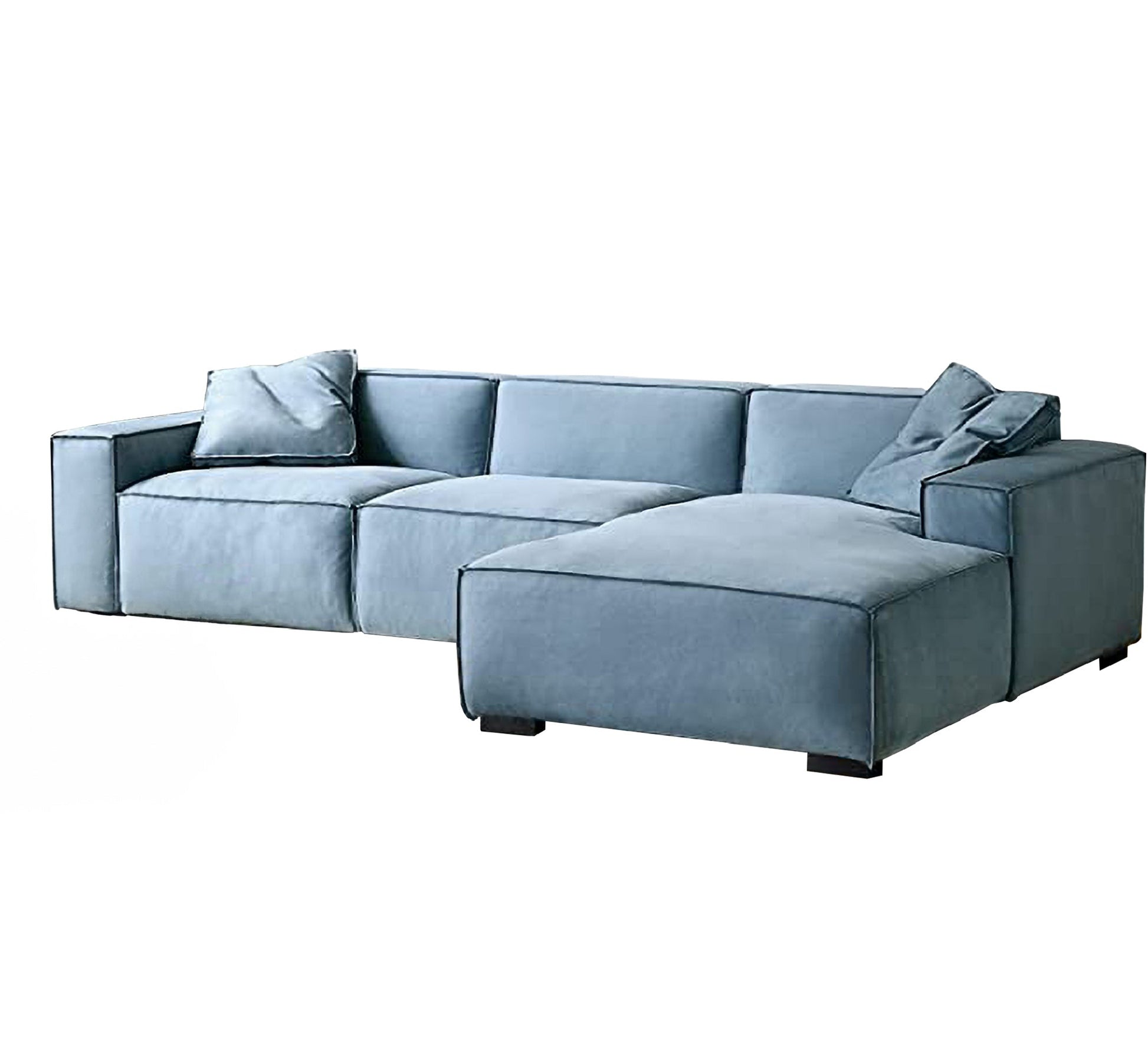 Sky blue L corner - Vitrine Furniture - Furniture