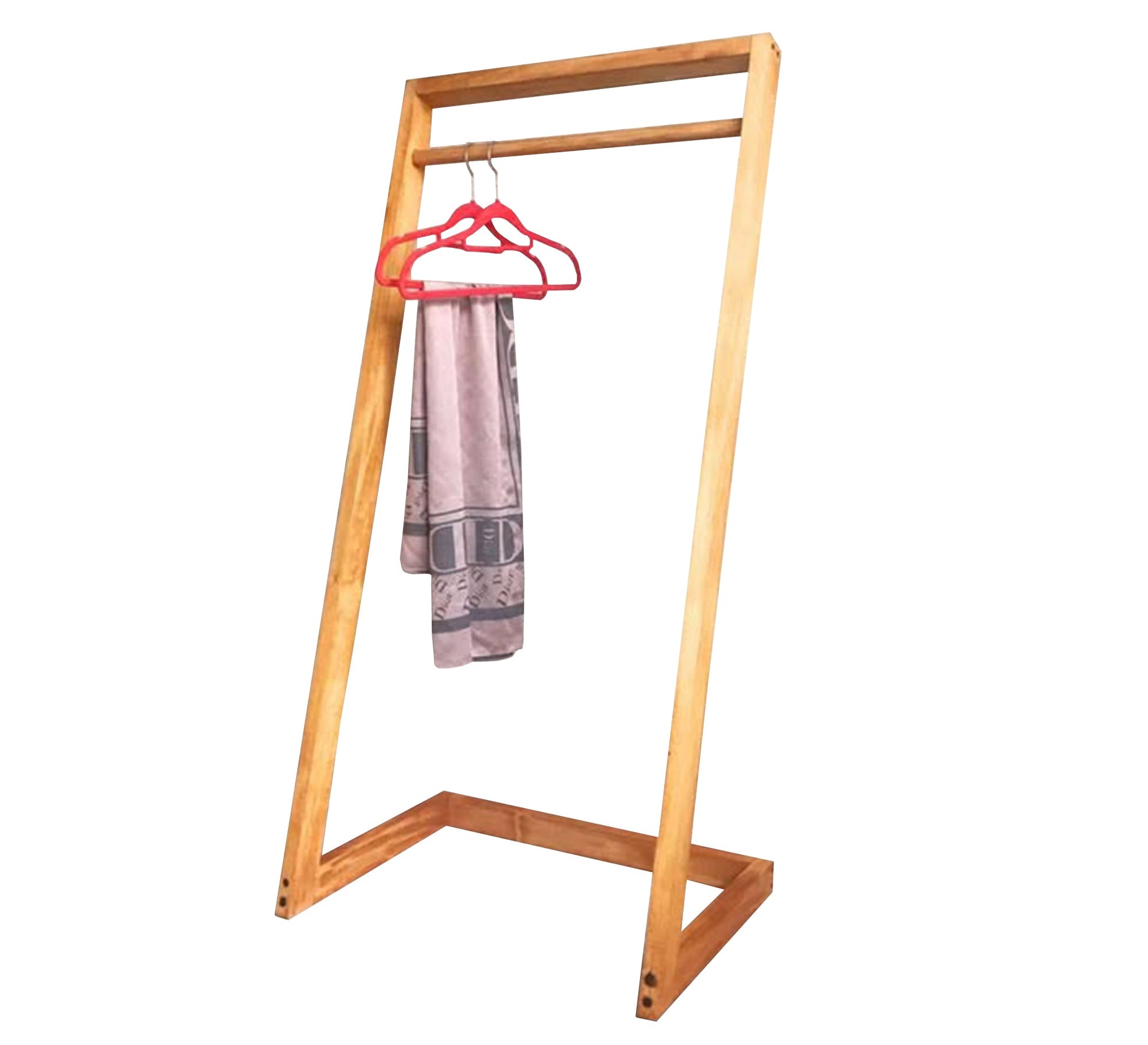 Slanted wooden stand hanger - Vitrine Furniture - Furniture