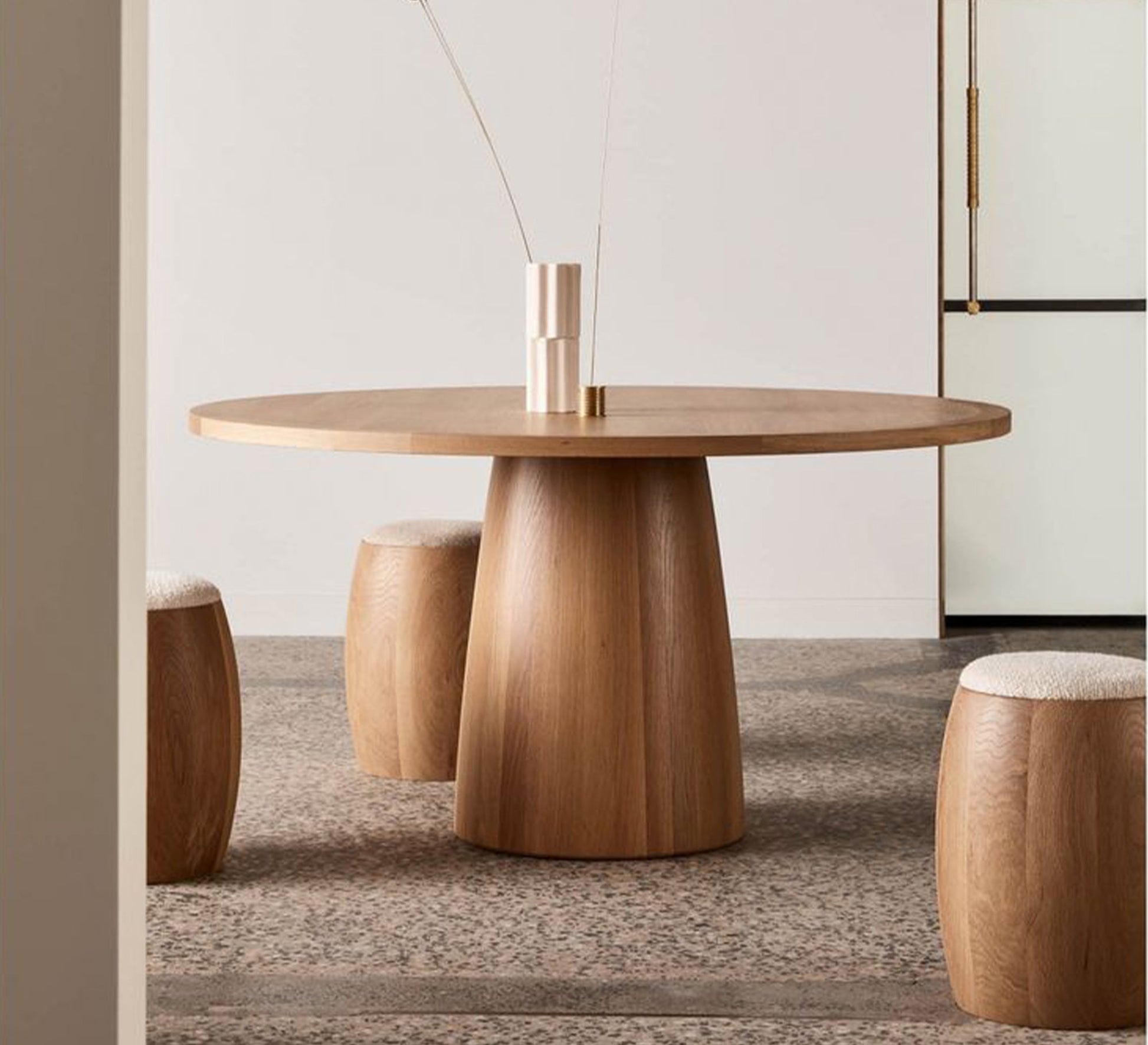 Sleek, Modern Circular Dining Table - Vitrine Furniture - Furniture