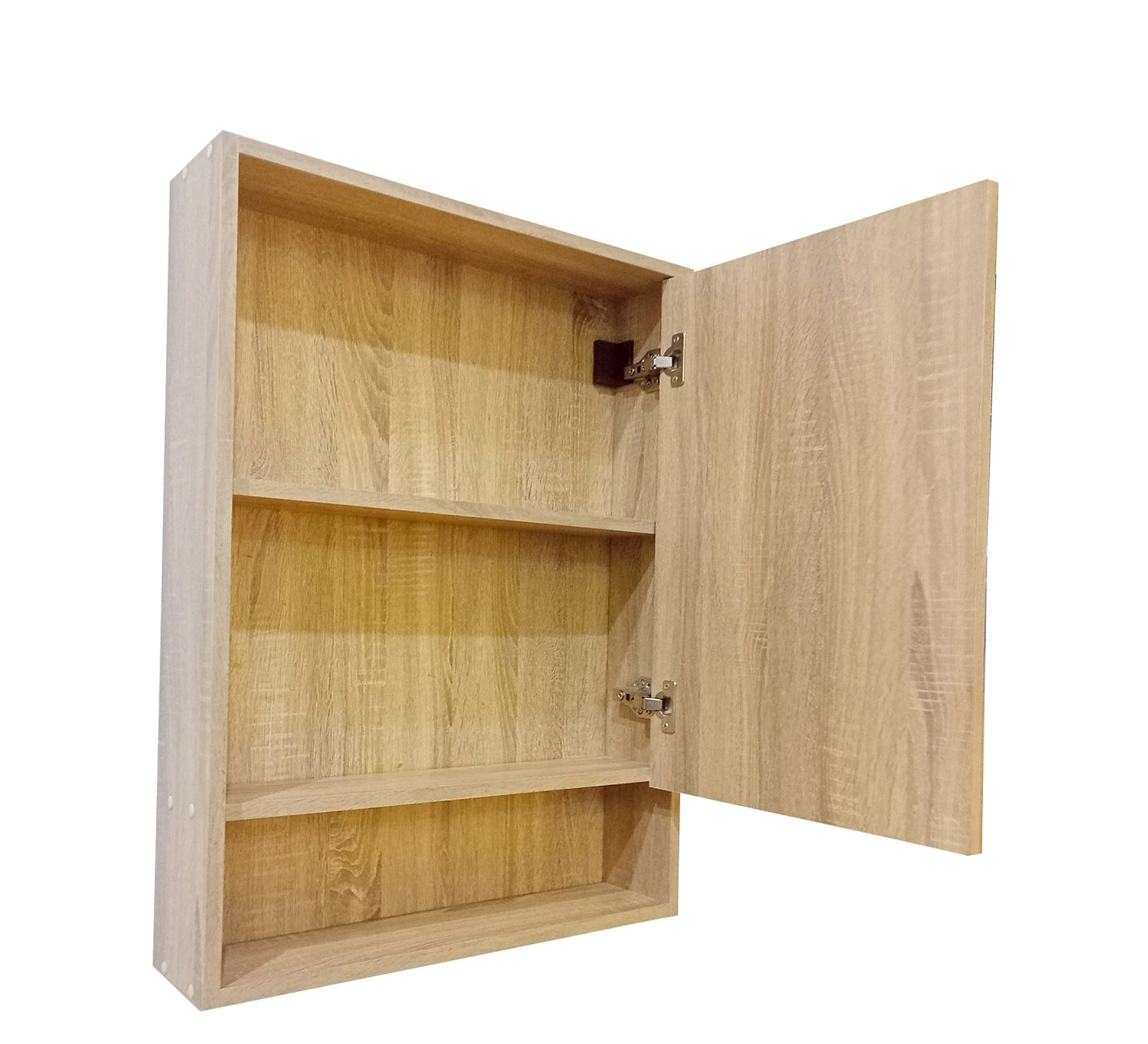 Sleek Two - Piece Bathroom Storage with Mirror - Vitrine Furniture - Cabinets