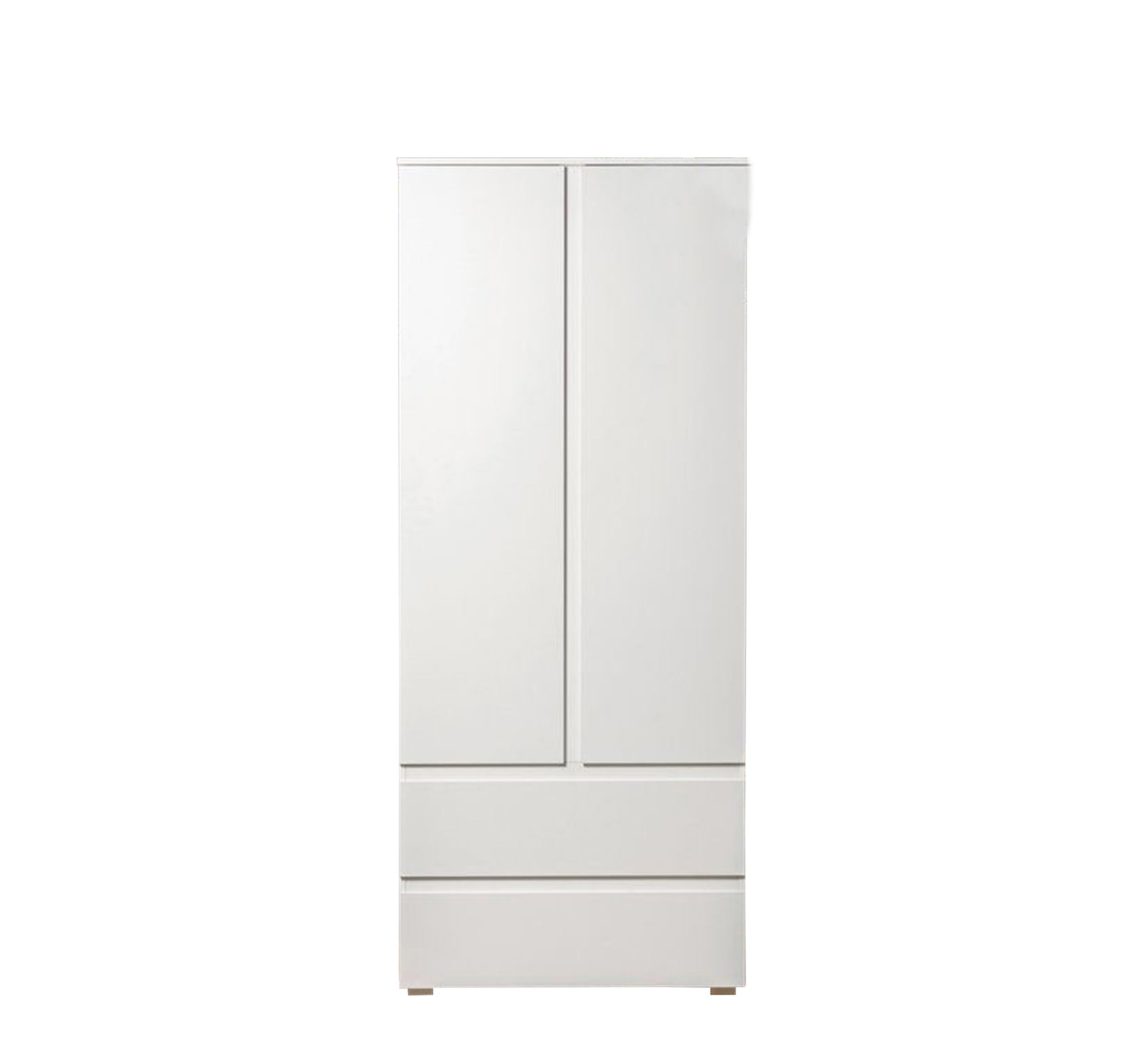Sleek White Wardrobe for Stylish Kids - Vitrine Furniture - Furniture