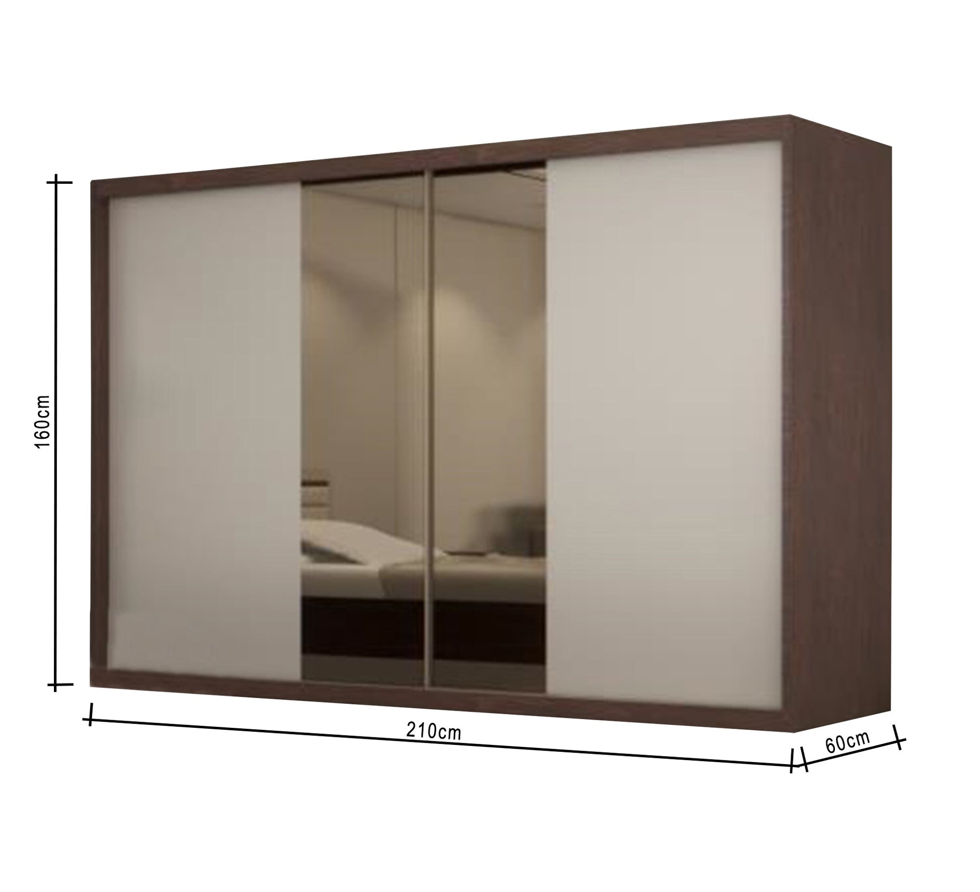 Sliding bedroom wardrobe - Vitrine Furniture - Furniture