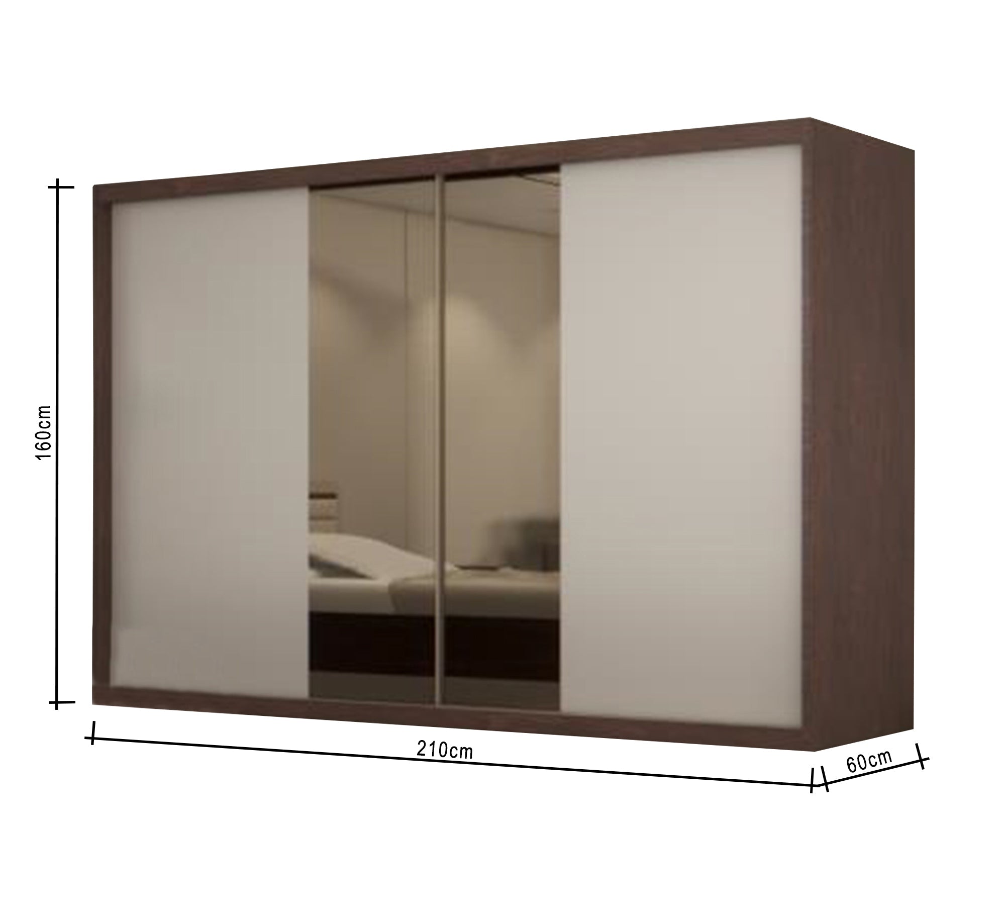 Sliding bedroom wardrobe - Vitrine Furniture - Furniture