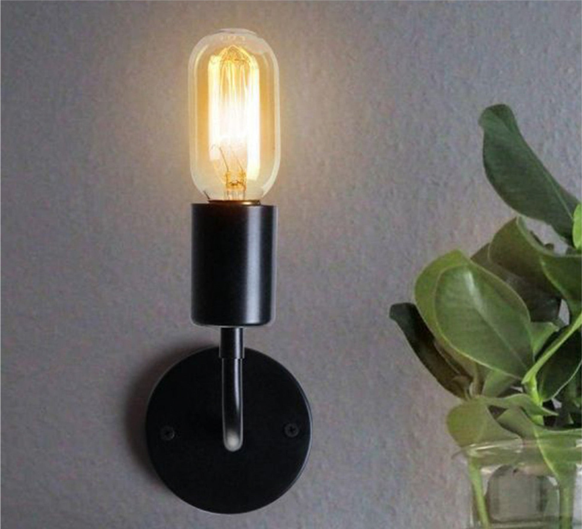Small black Wall Sconce - Vitrine Furniture - Lighting