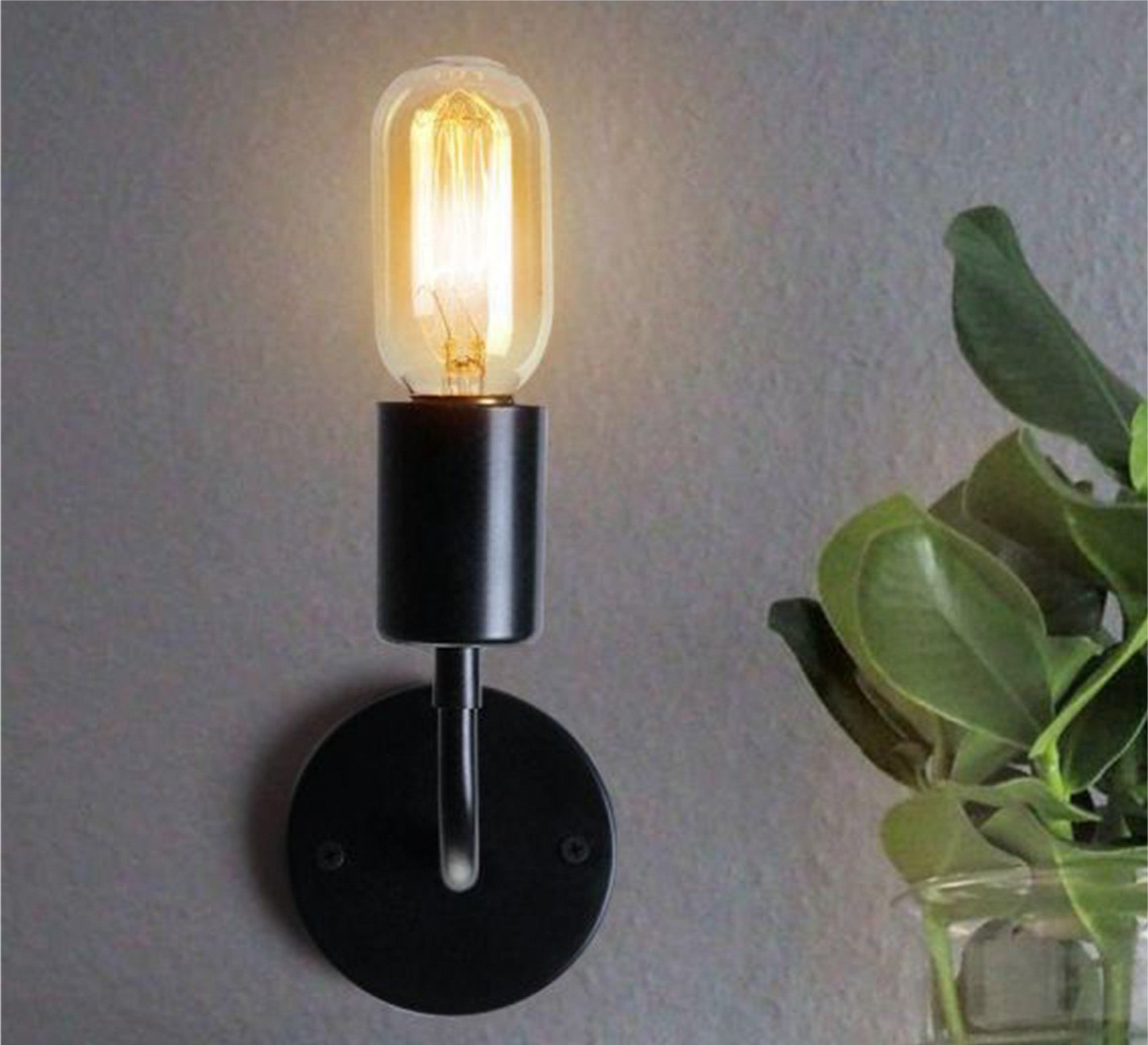 Small black Wall Sconce - Vitrine Furniture - Lighting