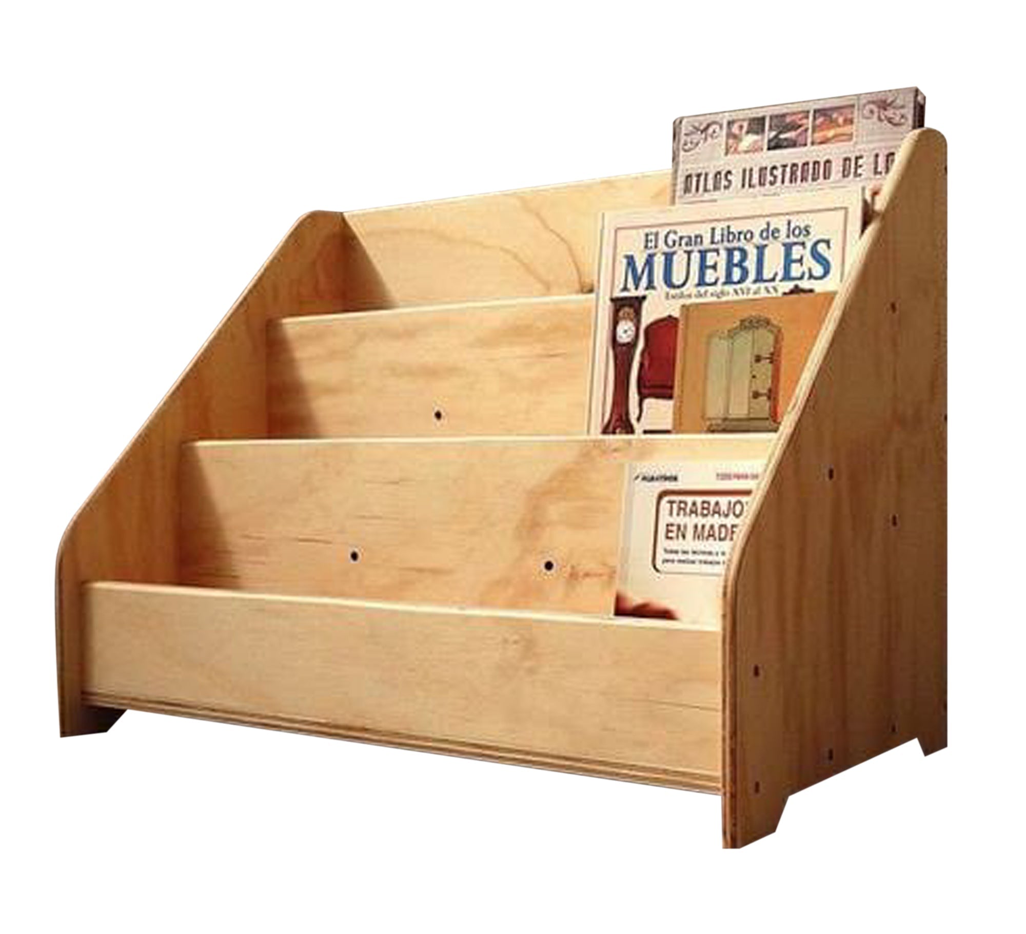 Small Bookcase for Displaying Books and Folders – MDF - Vitrine Furniture - Furniture