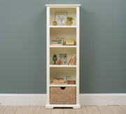 Small bookcase with bottom storage basket - Vitrine Furniture - Furniture