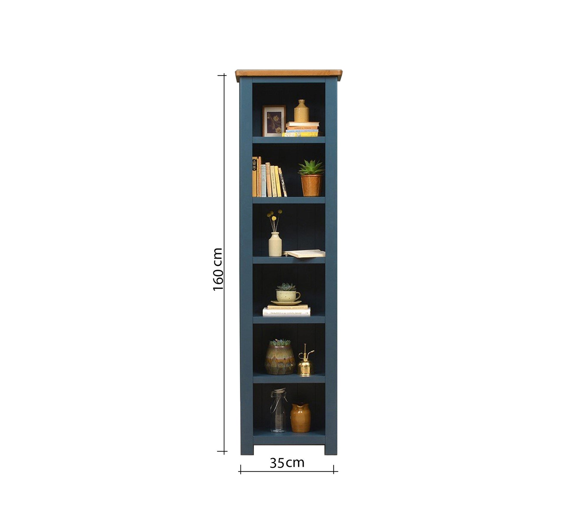 Small dark blue bookcase - Vitrine Furniture - Furniture