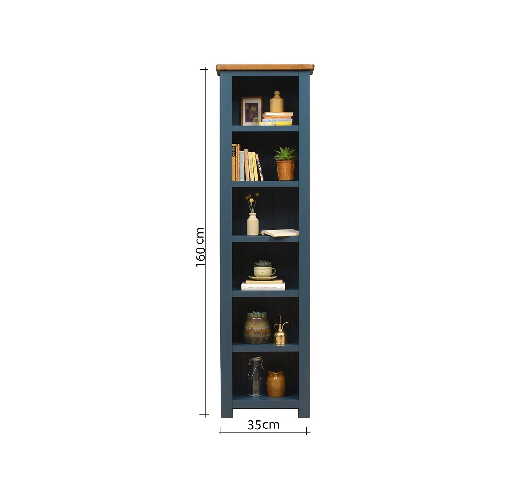 Small dark blue bookcase - Vitrine Furniture - Furniture