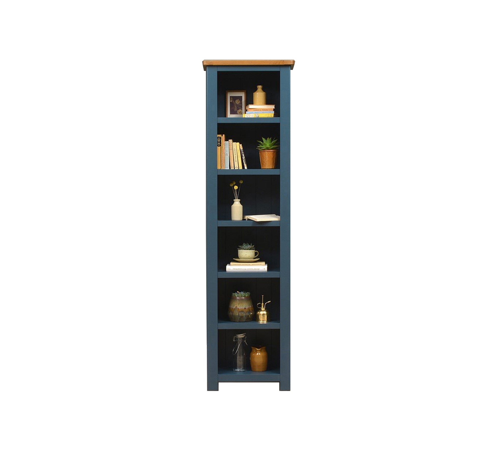 Small dark blue bookcase - Vitrine Furniture - Furniture