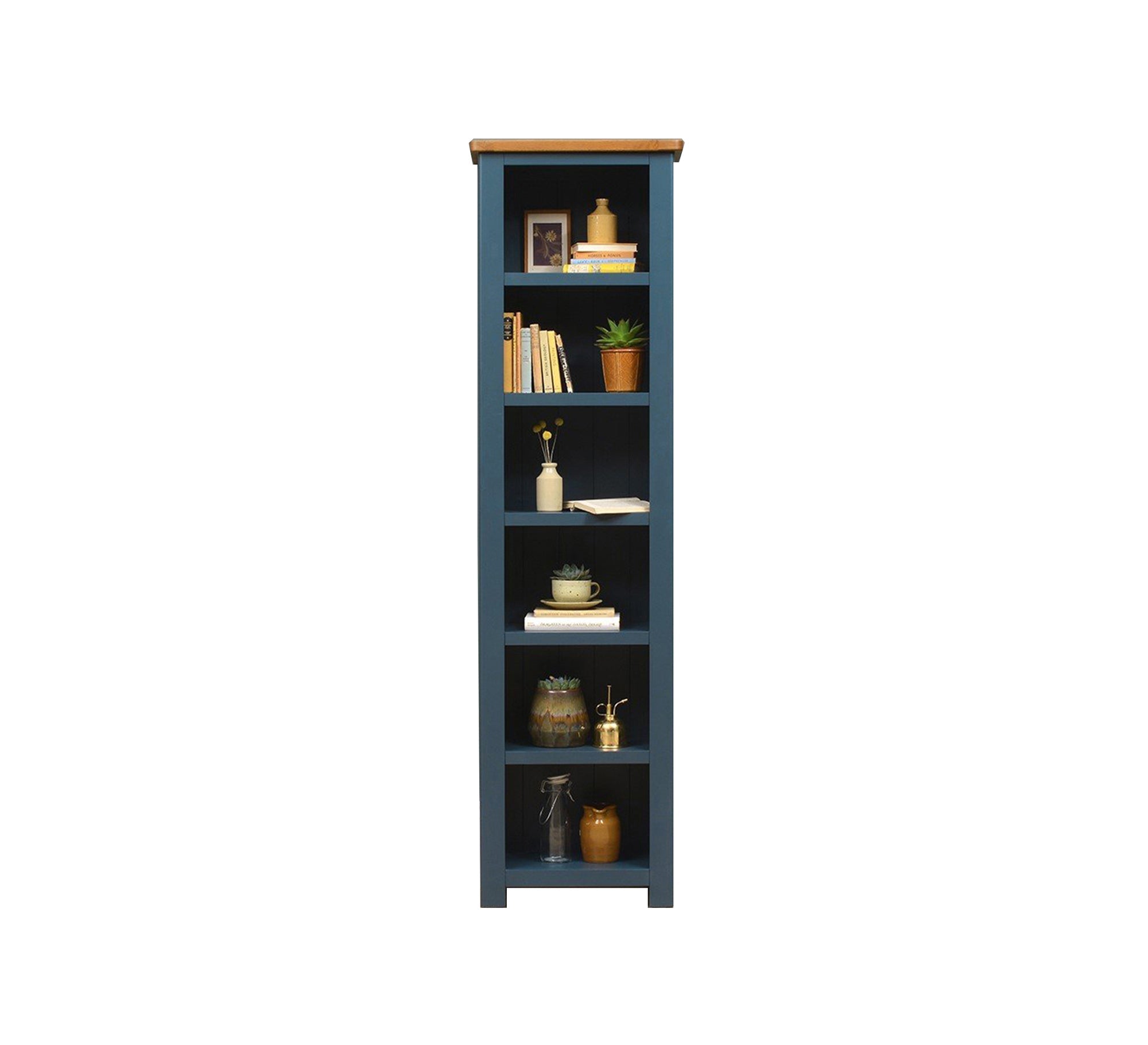 Small dark blue bookcase - Vitrine Furniture - Furniture