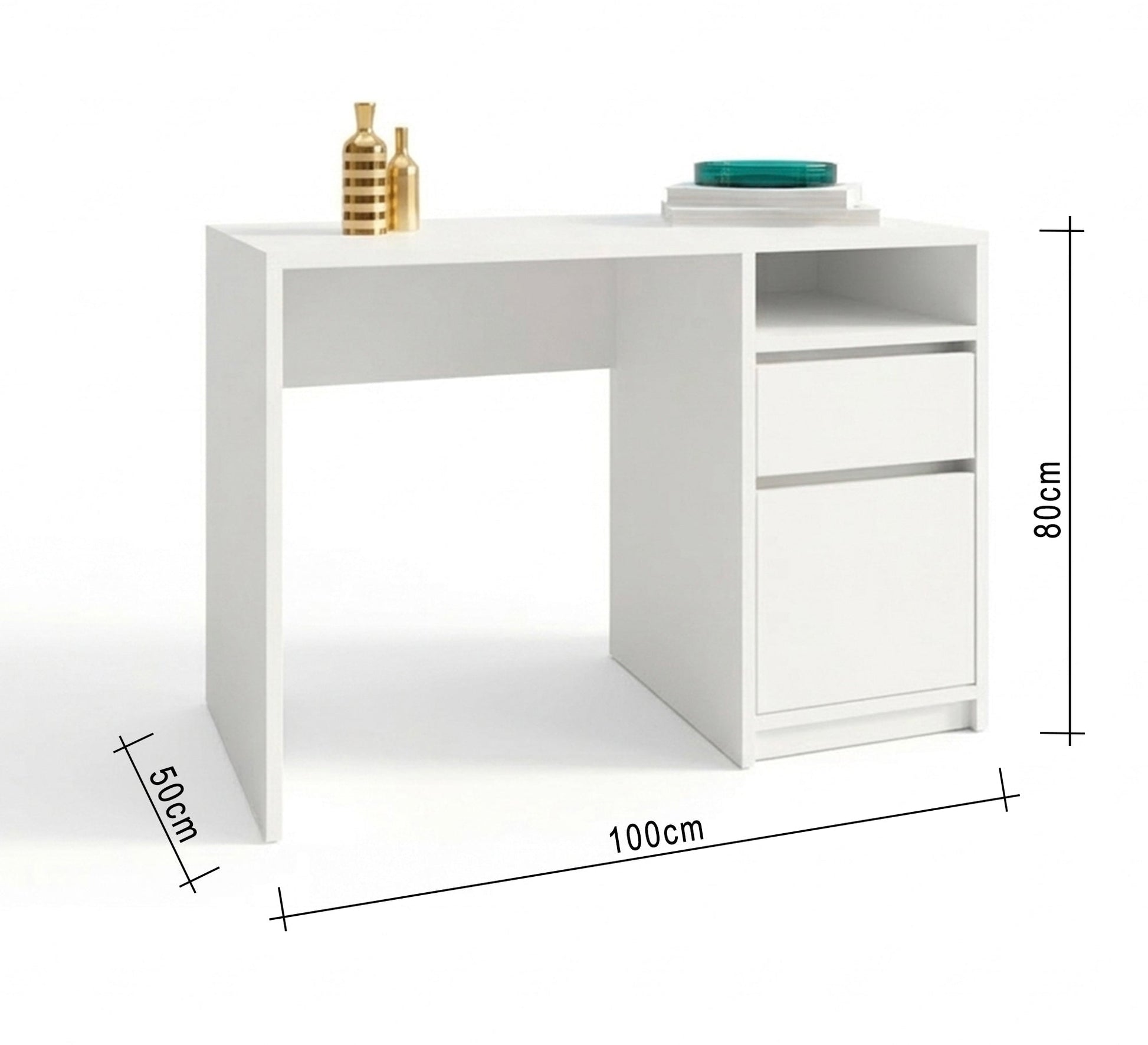 Small desk with door and drawer - Vitrine Furniture - Desks