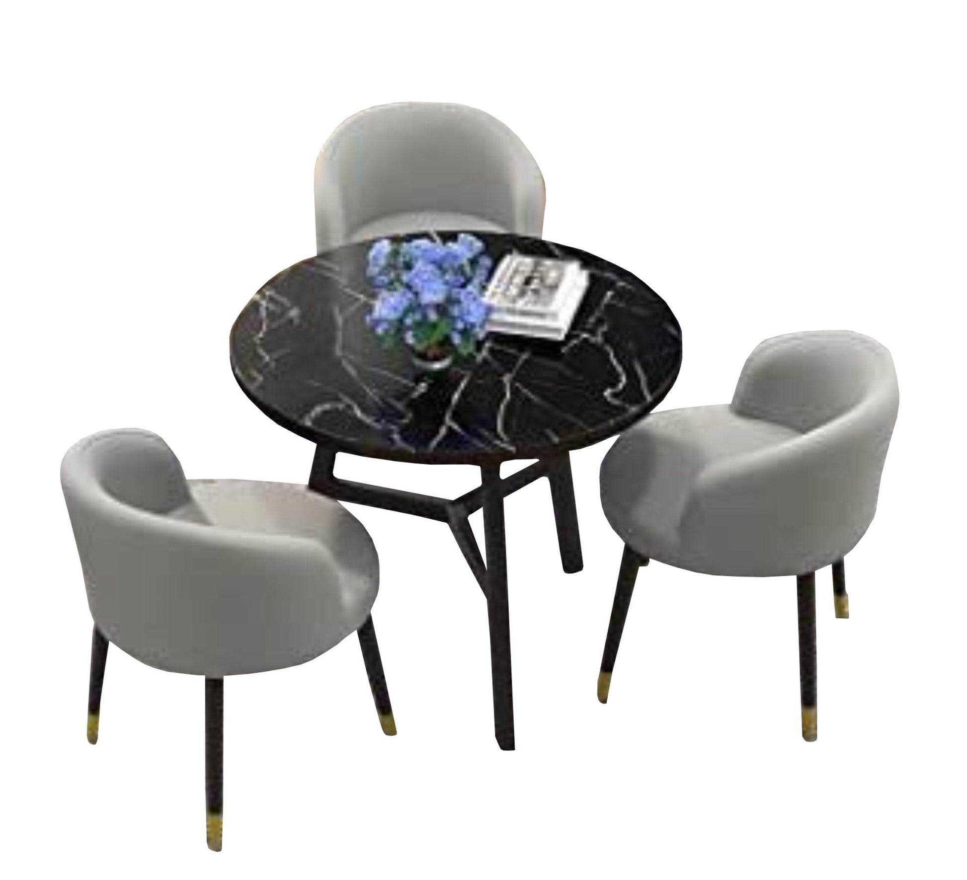 Small dining table with three chairs - Vitrine Furniture - Furniture