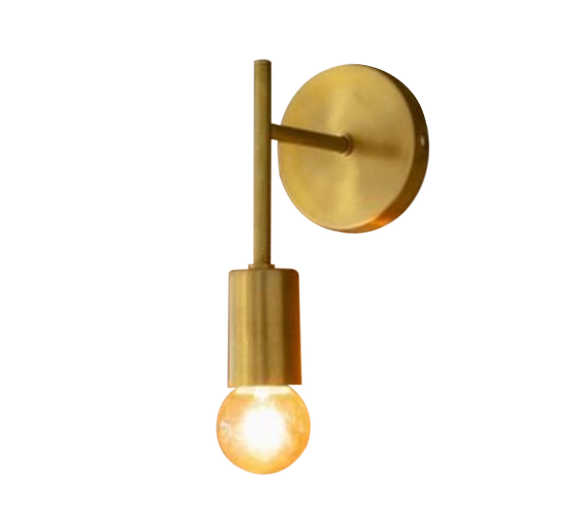Small golden metal wall lamp - Vitrine Furniture - Lighting