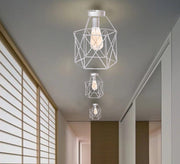 Small silver metal ceiling lamp - Vitrine Furniture - Lighting