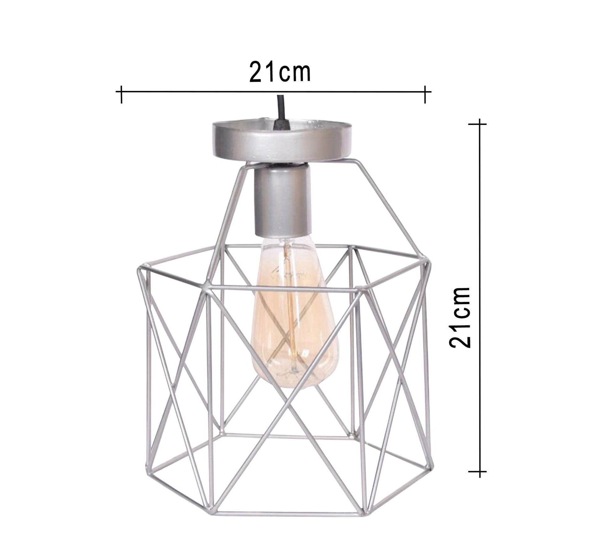 Small silver metal ceiling lamp - Vitrine Furniture - Lighting