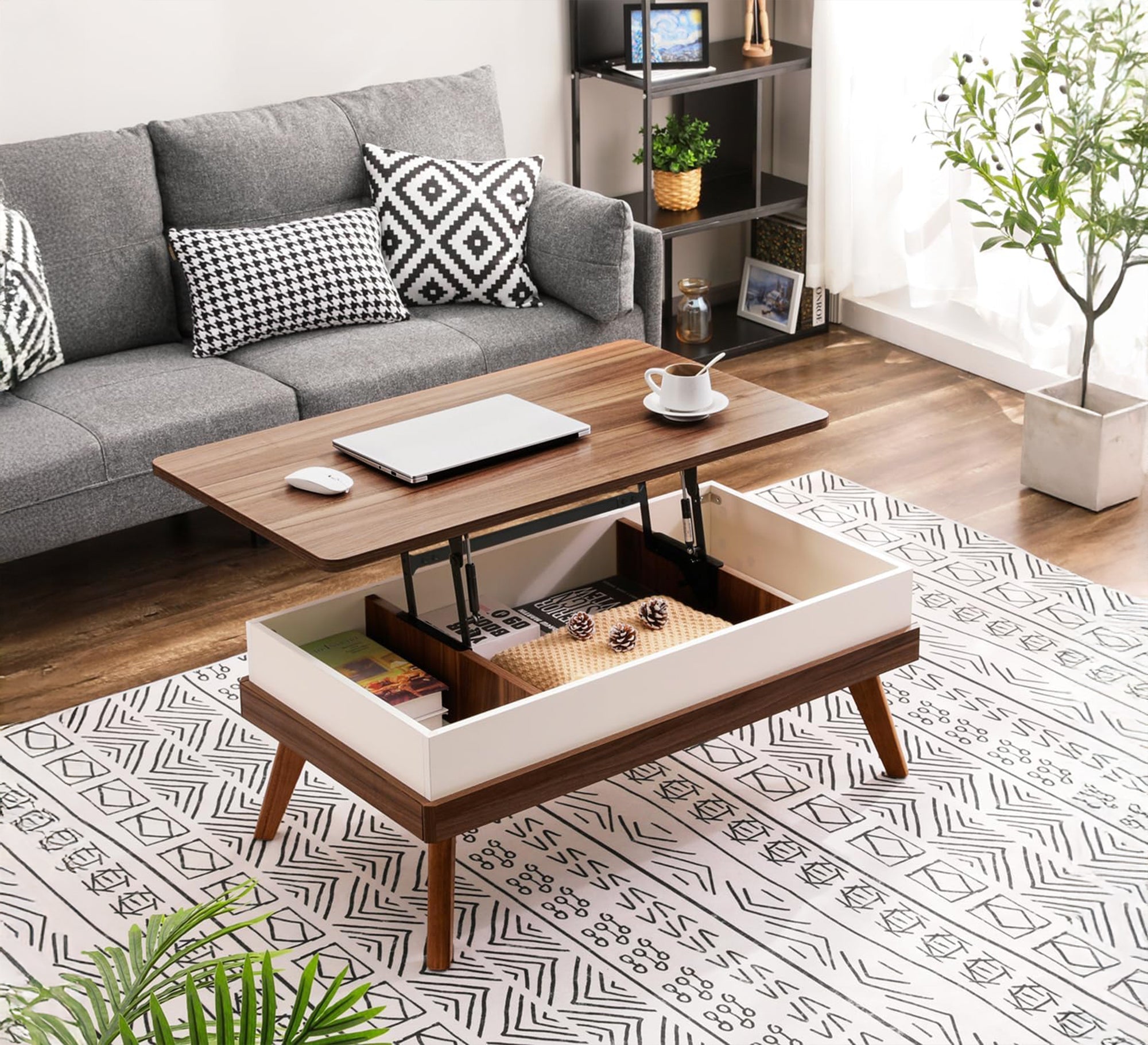 Smart movable coffee table - Vitrine Furniture - Furniture