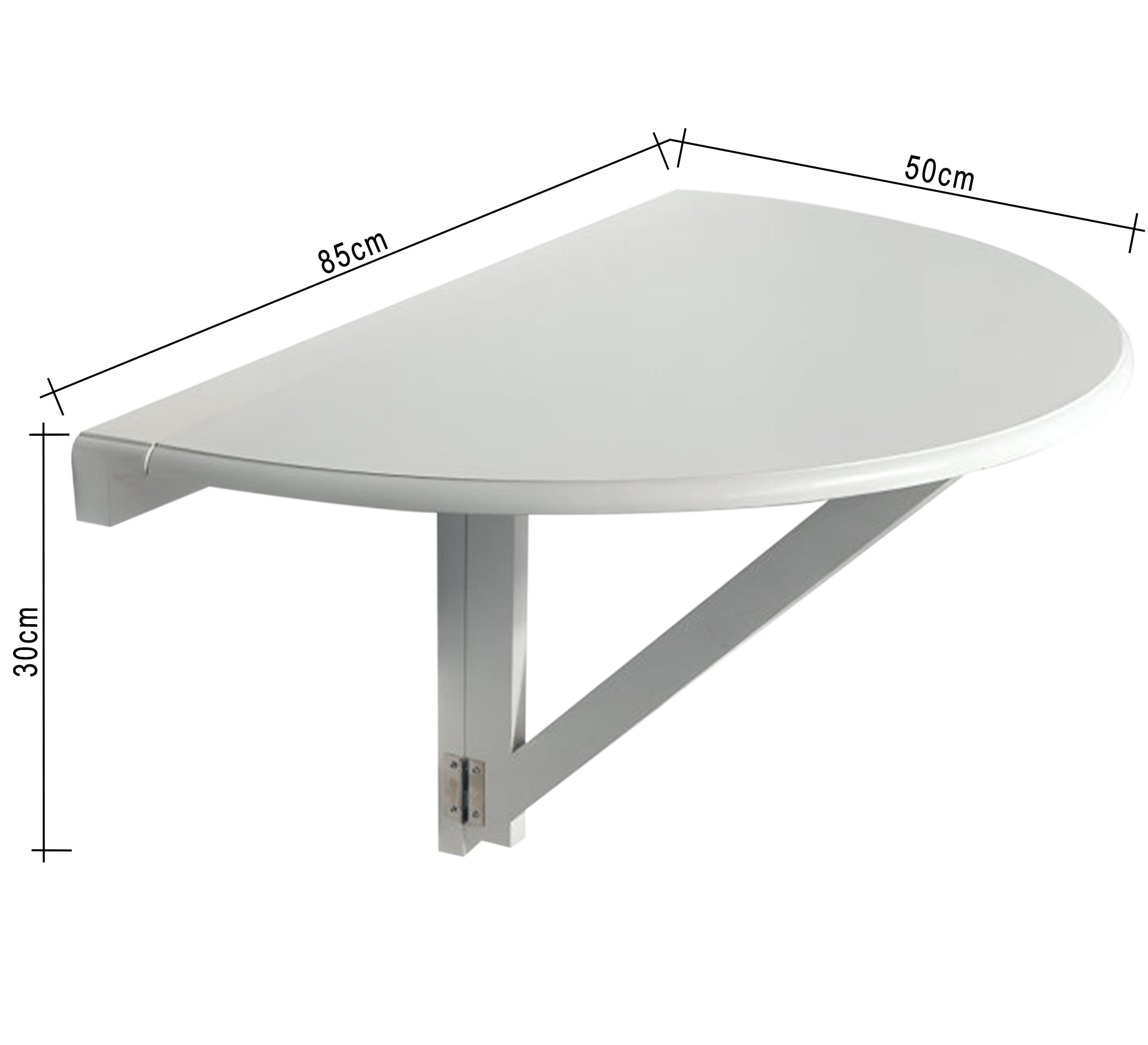 Smart white foldable desk - Vitrine Furniture - Furniture