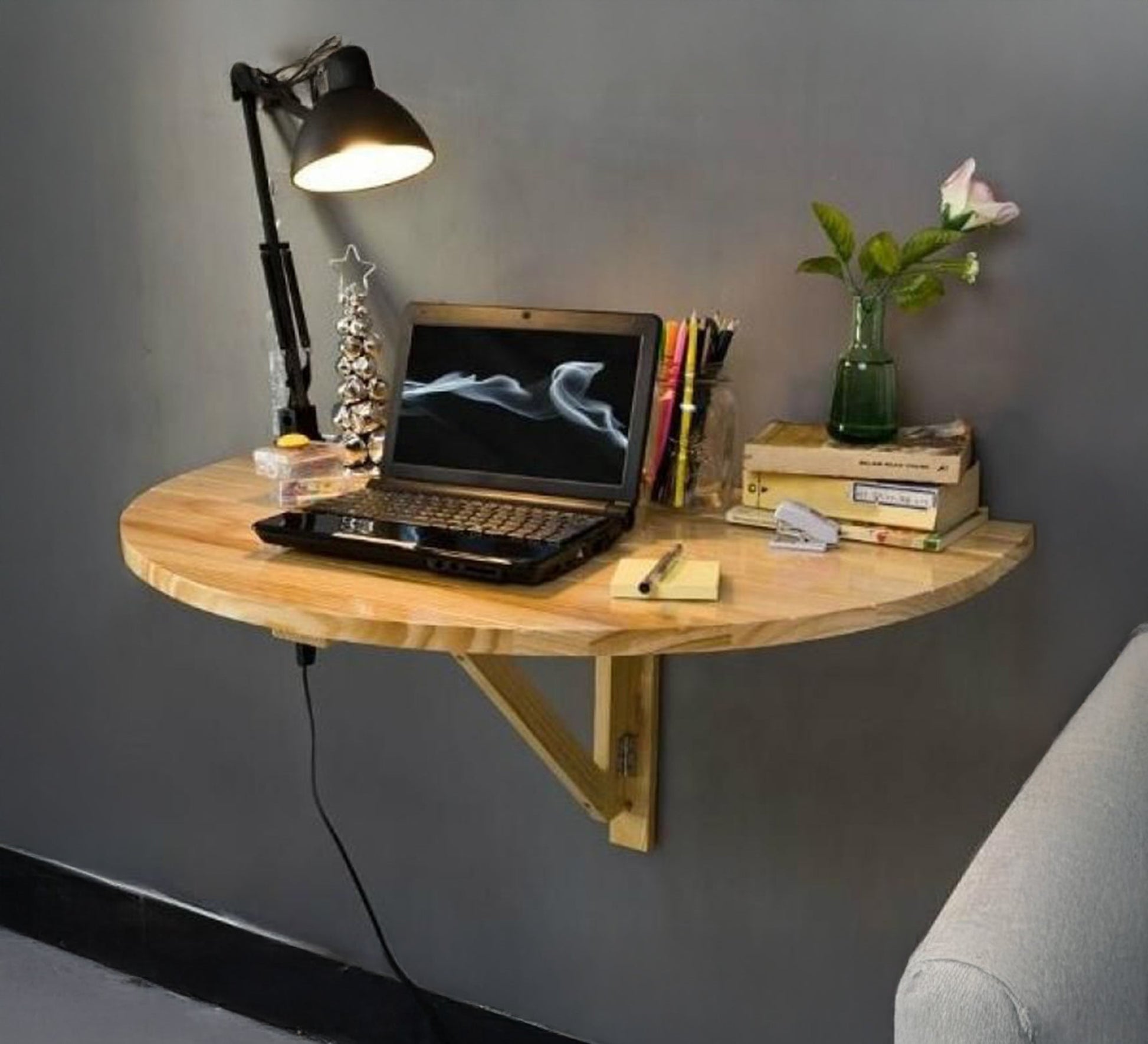 Smart wooden foldable desk - Vitrine Furniture - Furniture