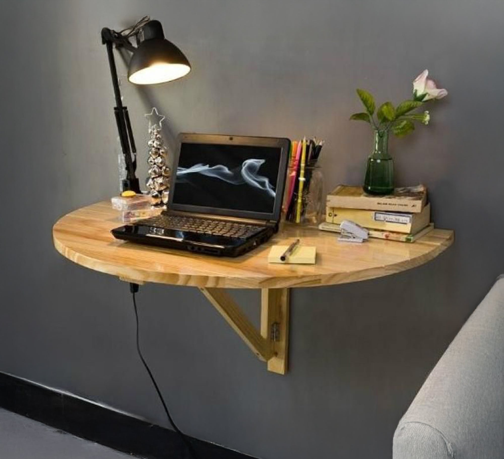 Smart wooden foldable desk - Vitrine Furniture - Furniture