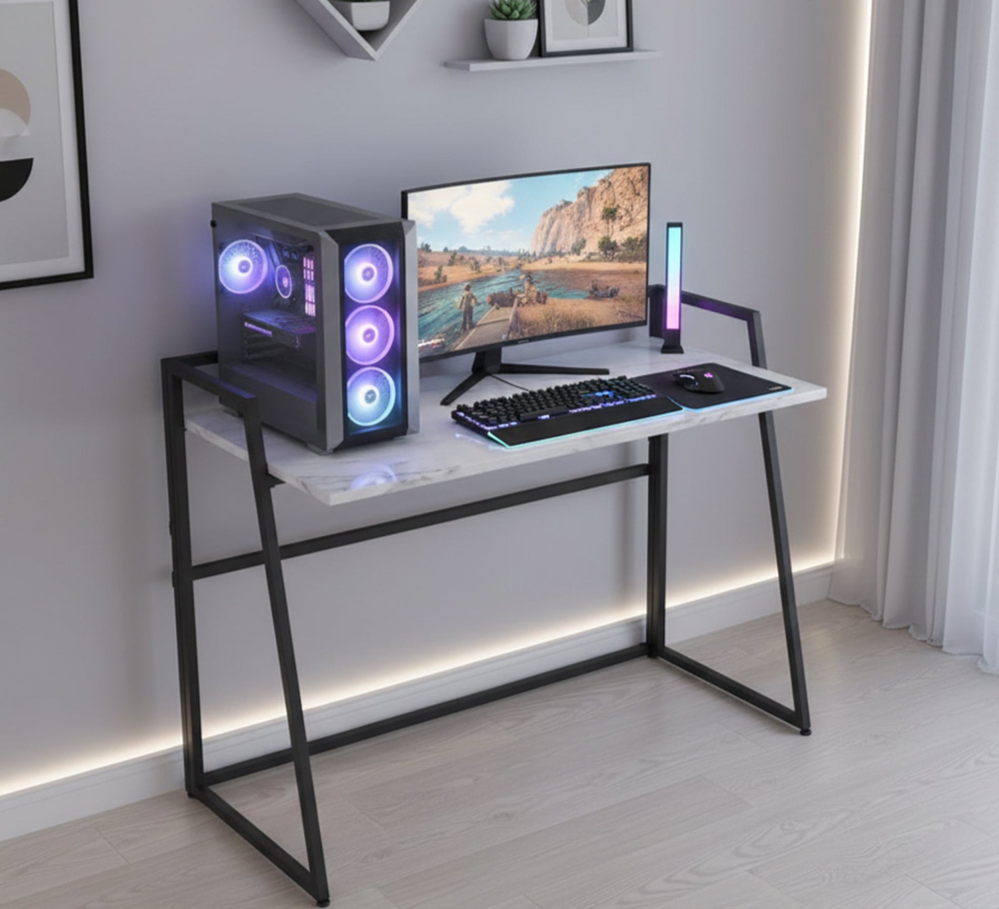 Smartly designed foldable modern desk - Vitrine Furniture - Desks