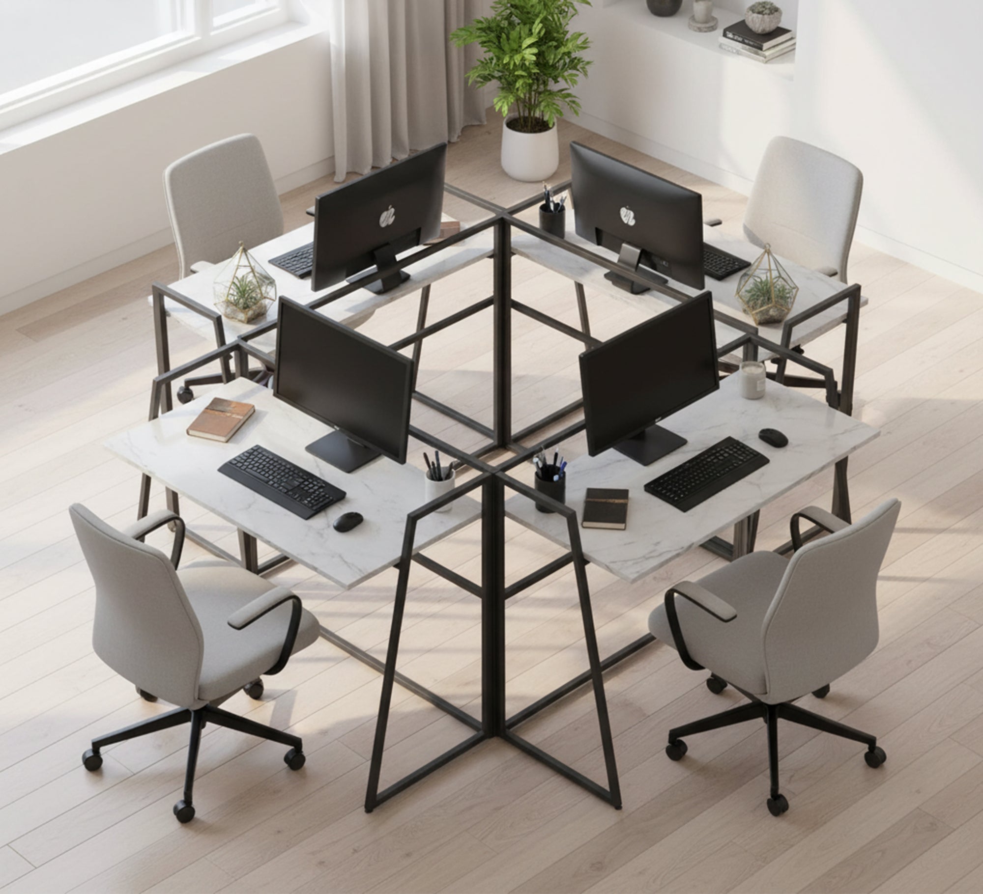 Smartly designed foldable modern desk - Vitrine Furniture - Desks