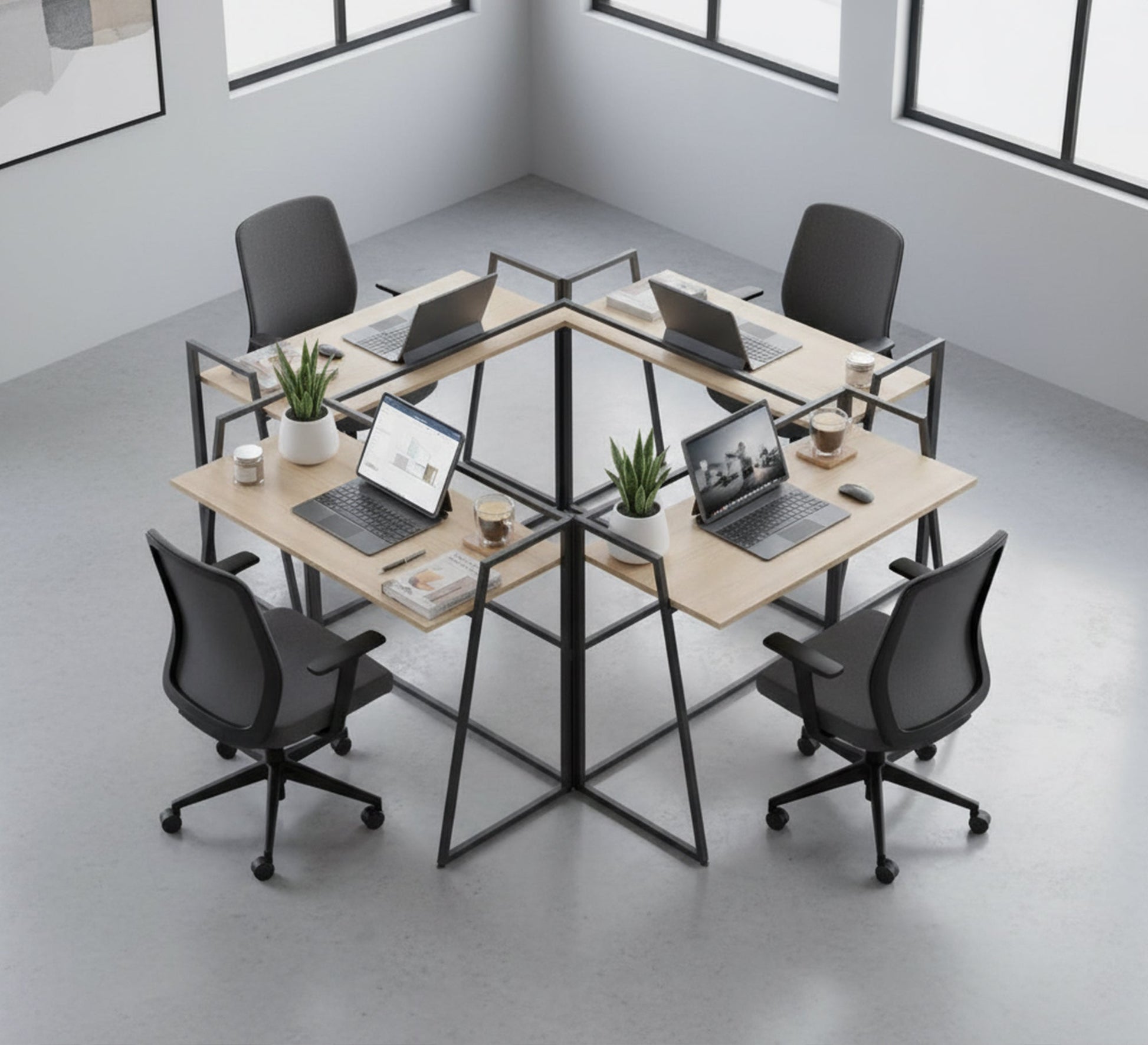 Smartly designed foldable modern desk - Vitrine Furniture - Desks