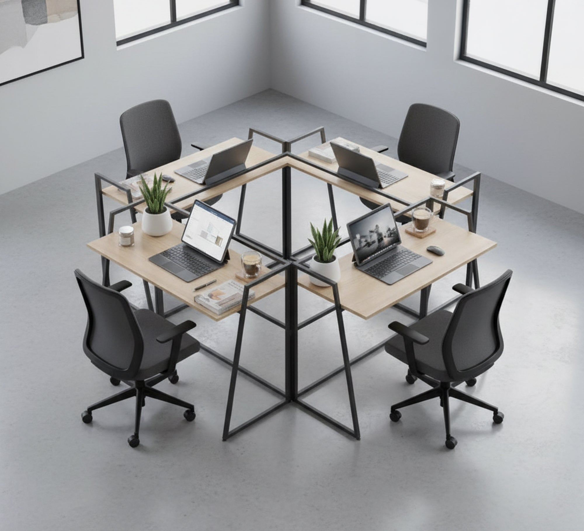 Smartly designed foldable modern desk - Vitrine Furniture - Desks