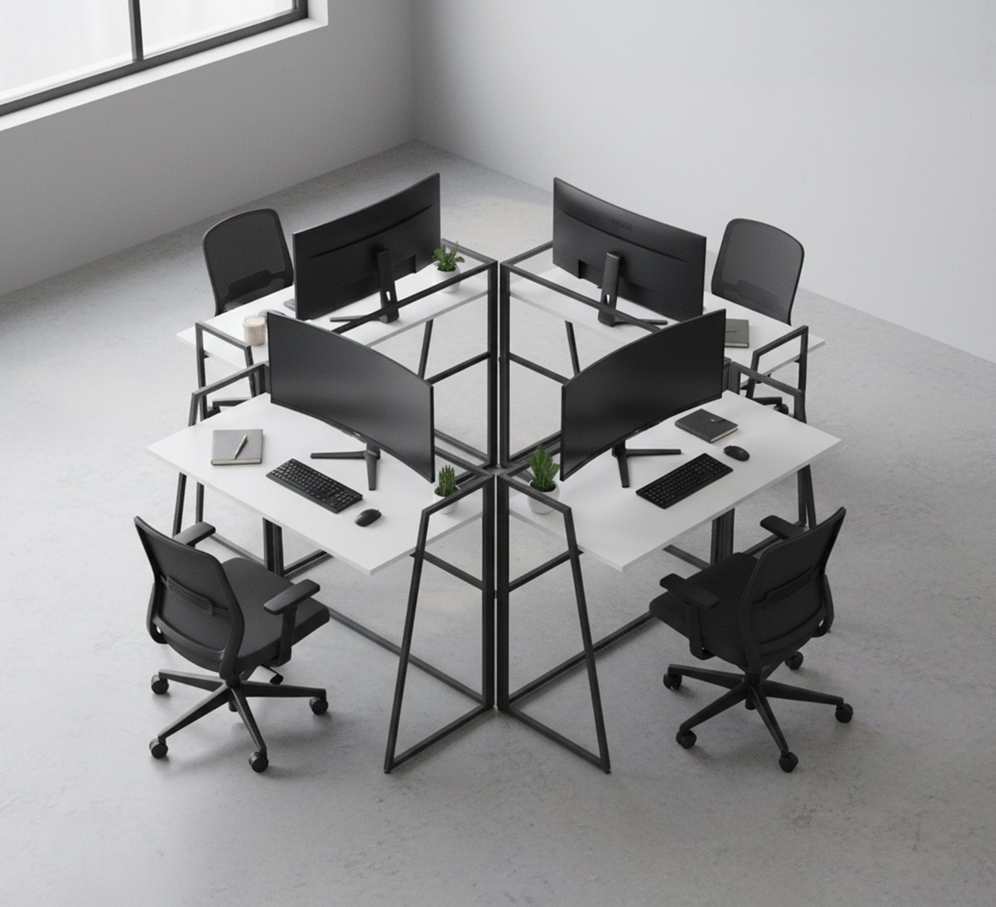 Smartly designed foldable modern desk - Vitrine Furniture - Desks