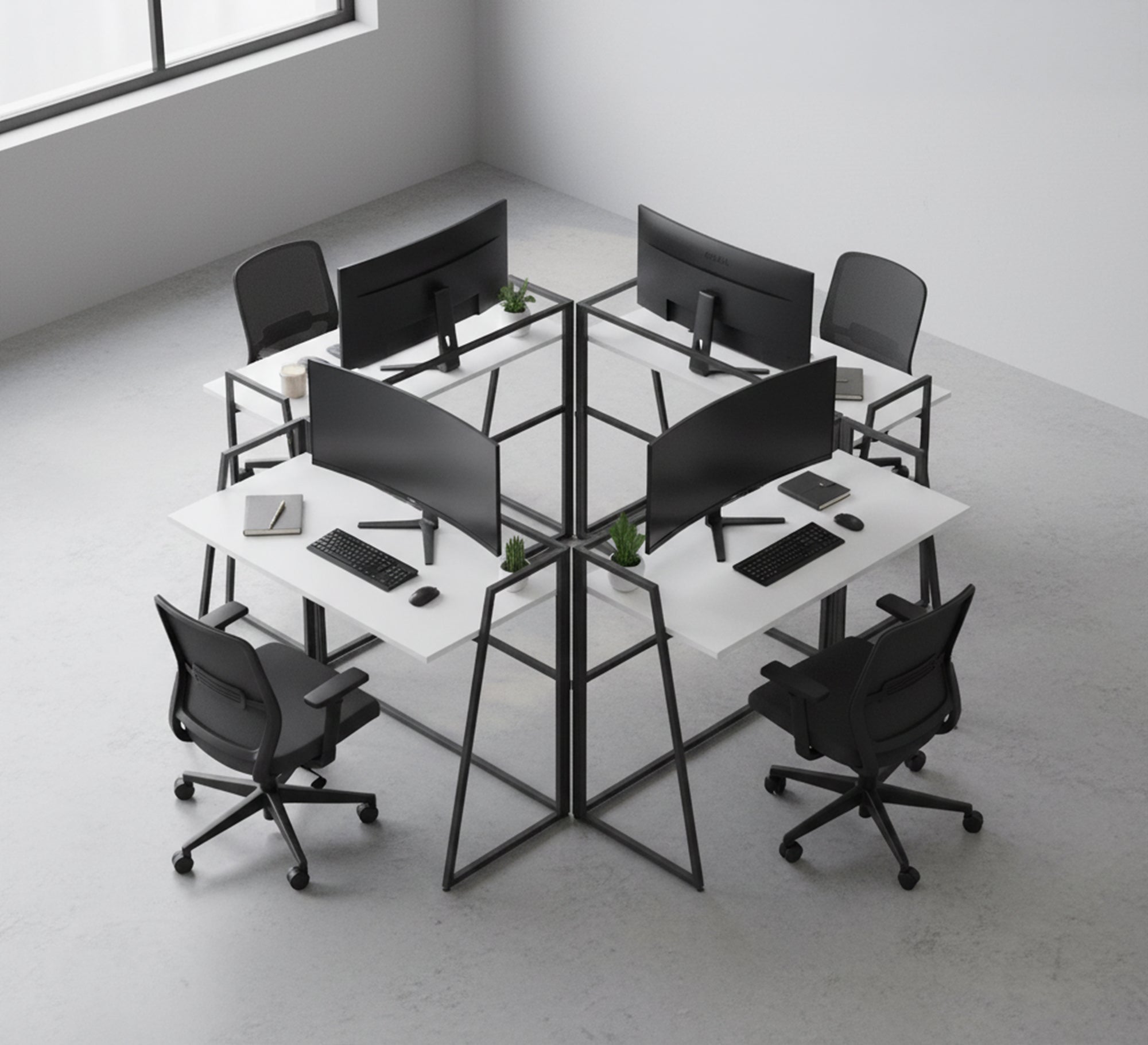 Smartly designed foldable modern desk - Vitrine Furniture - Desks