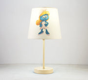Smurfette Lamp : A fun, classic touch for kids' rooms with a beige base. - Vitrine Furniture - Lighting