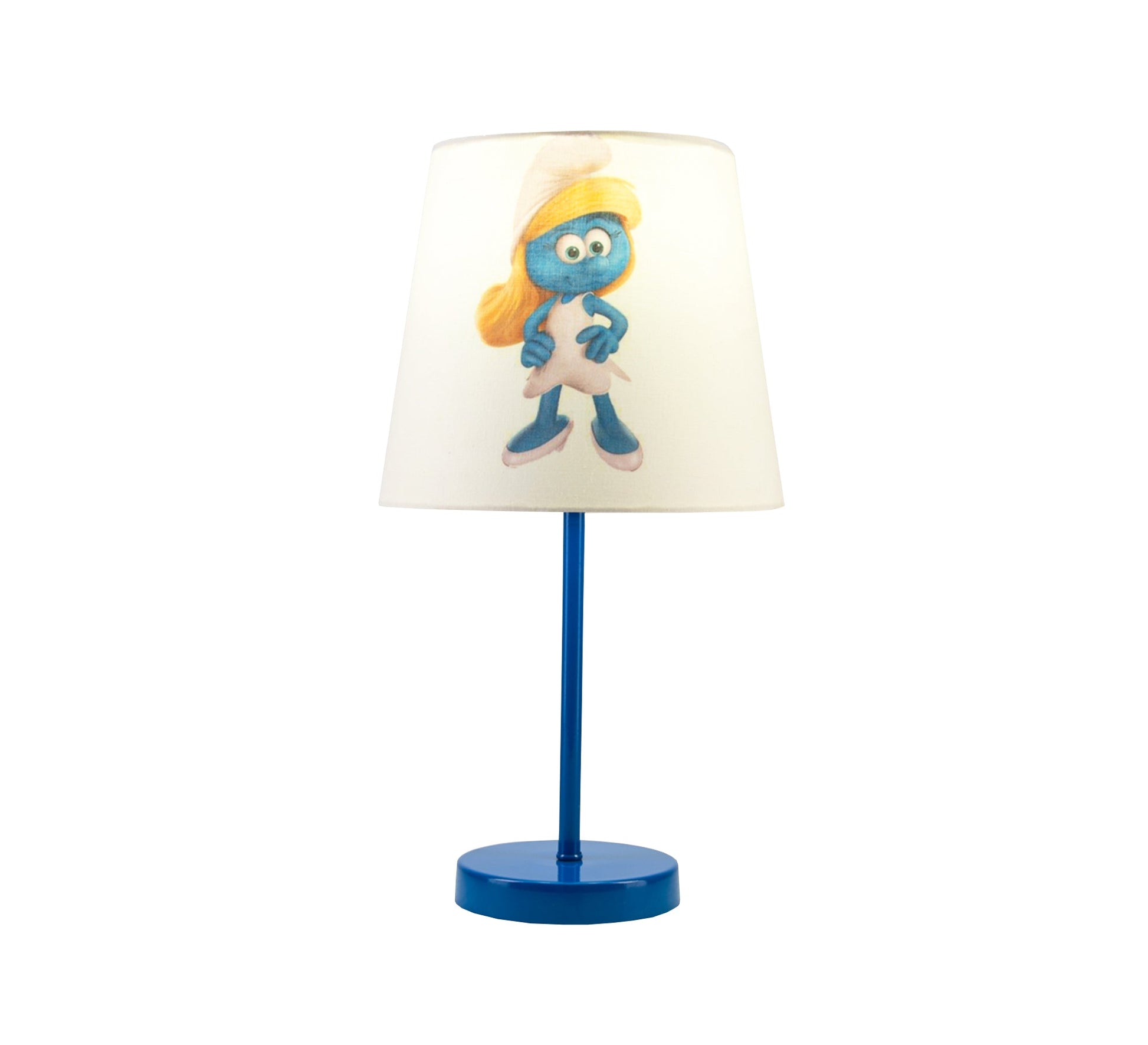 Smurfette Lamp: A fun, classic touch for kids' rooms with a blue base. - Vitrine Furniture - Lighting