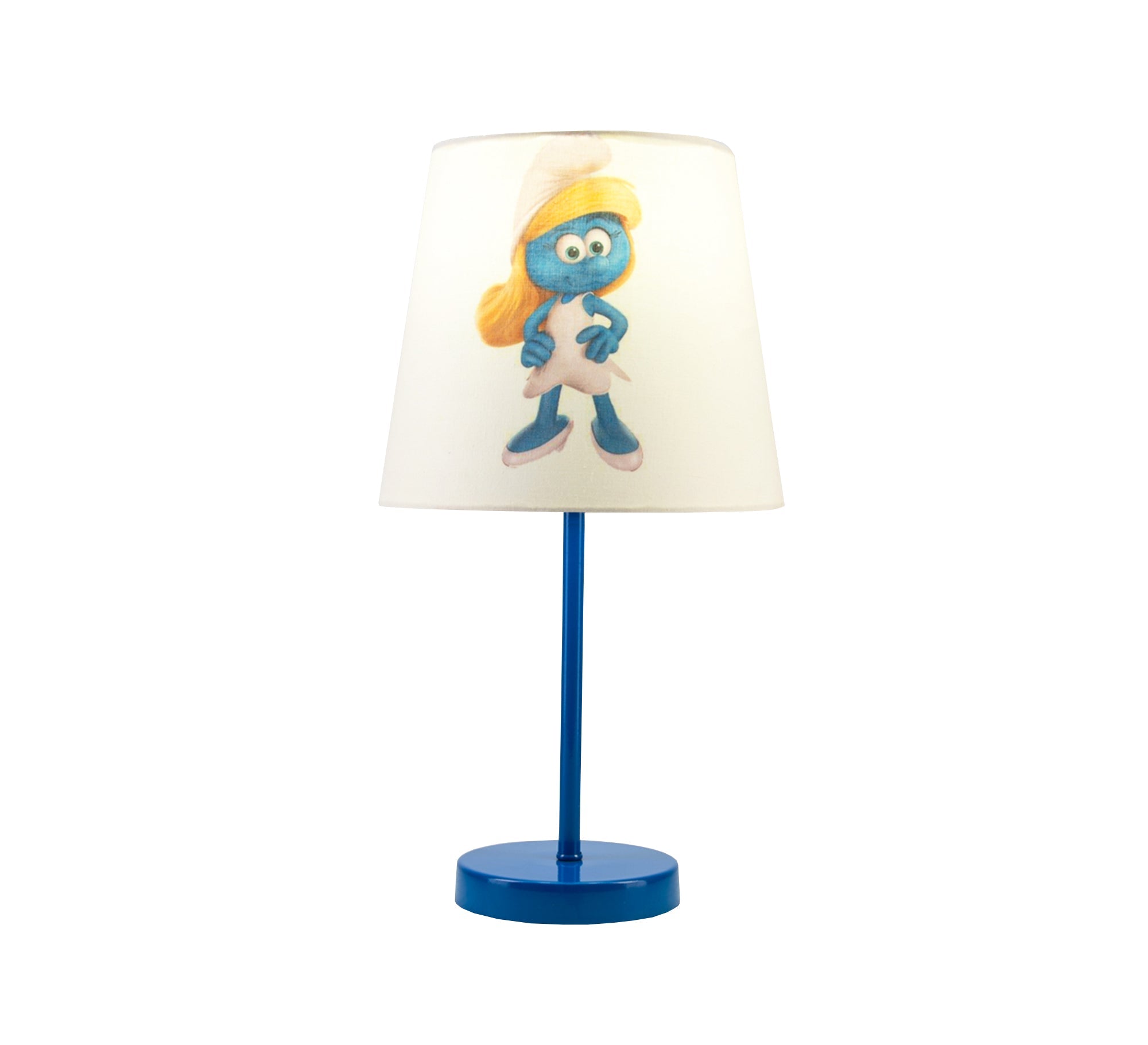Smurfette Lamp: A fun, classic touch for kids' rooms with a blue base. - Vitrine Furniture - Lighting