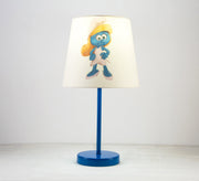 Smurfette Lamp: A fun, classic touch for kids' rooms with a blue base. - Vitrine Furniture - Lighting