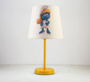 Smurfette Lamp: A fun, classic touch for kids' rooms with a gold base. - Vitrine Furniture - Lighting