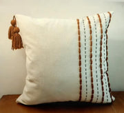 Sofa cushion with distinctive brown lines. - Vitrine Furniture - Accessories