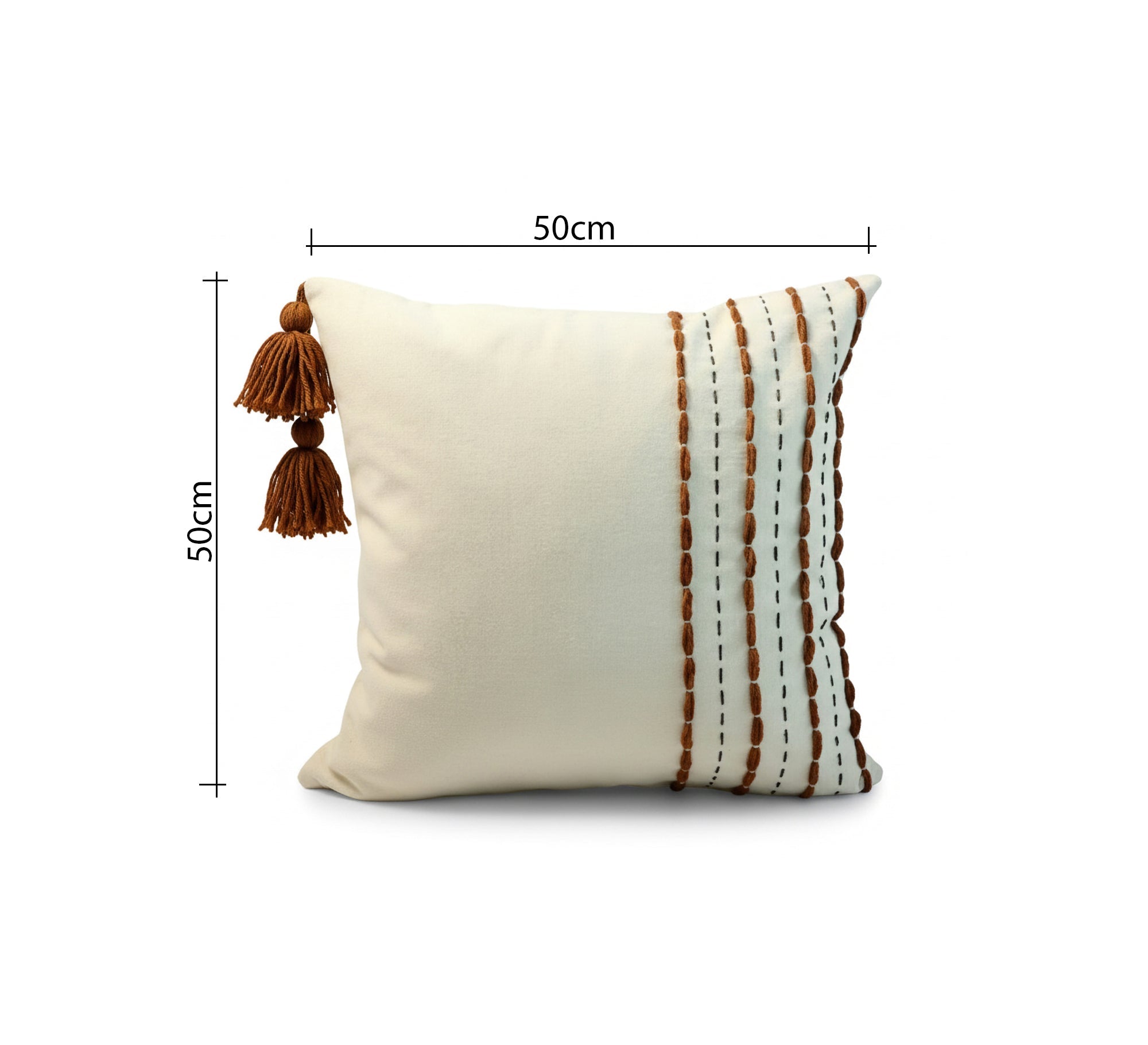 Sofa cushion with distinctive brown lines. - Vitrine Furniture - Accessories