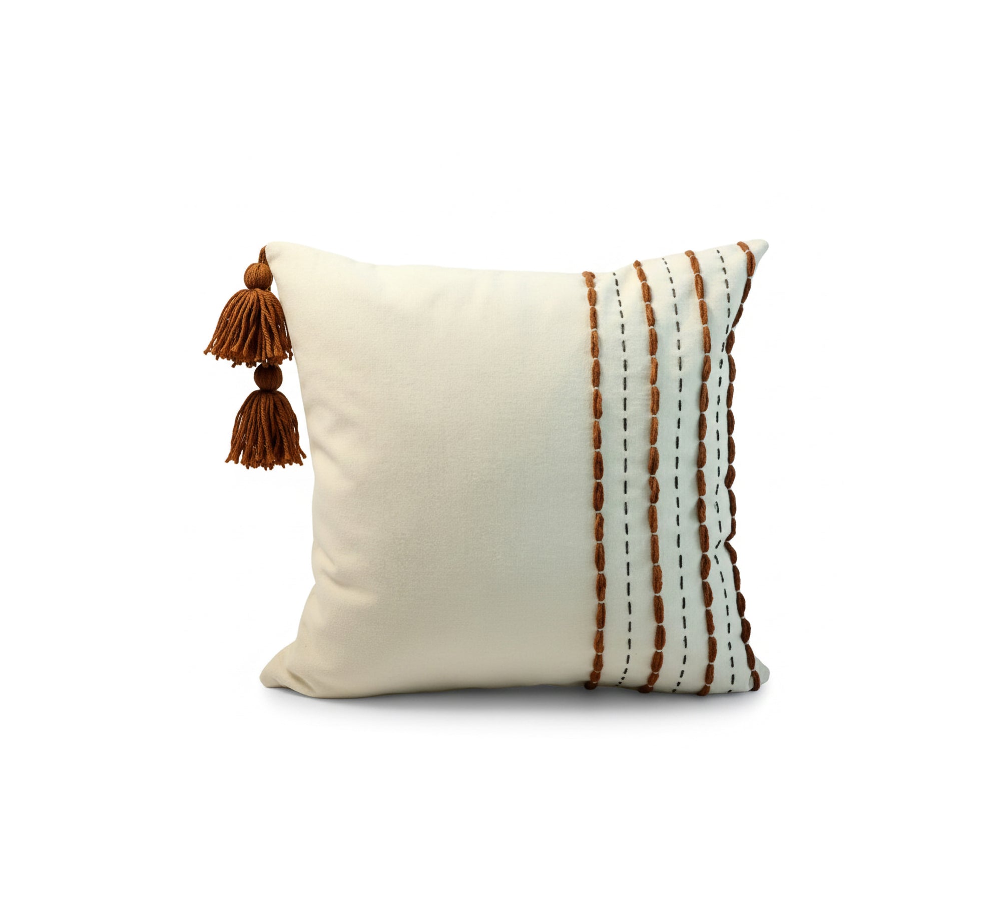 Sofa cushion with distinctive brown lines. - Vitrine Furniture - Accessories