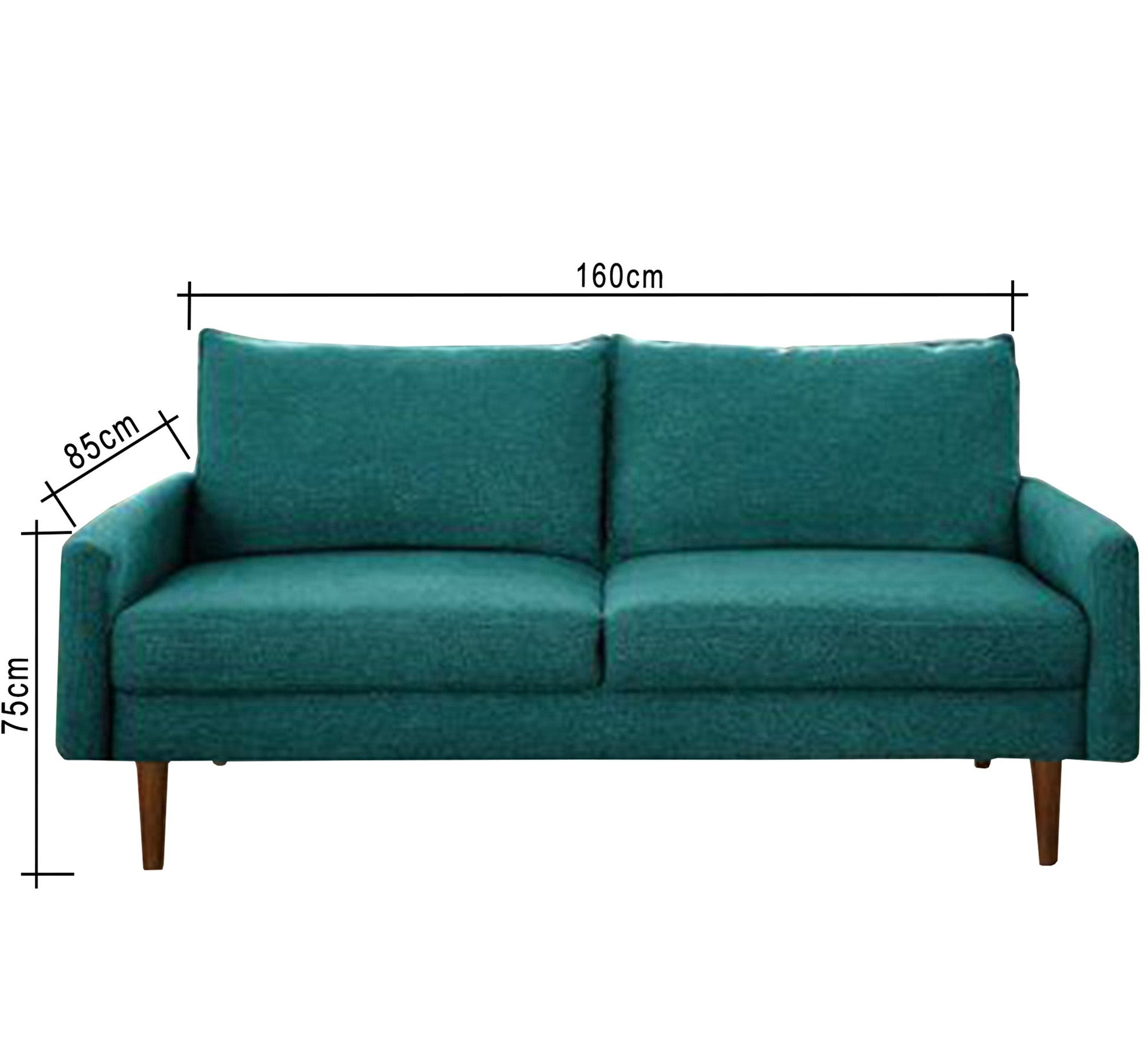 Sofa in green color - Vitrine Furniture - Living room Sofas