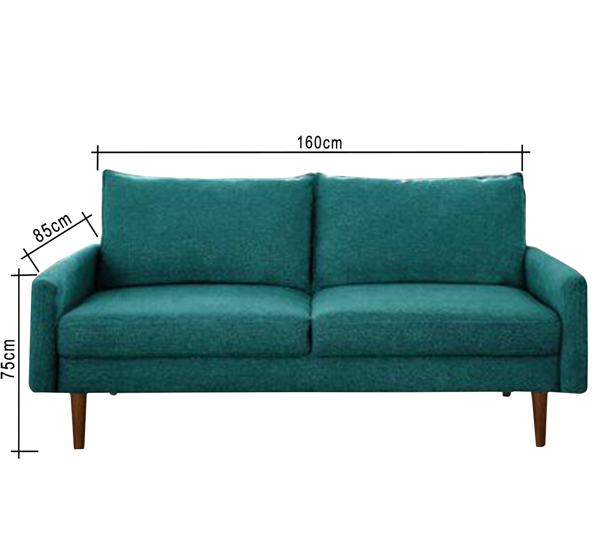 Sofa in green color - Vitrine Furniture - Living room Sofas