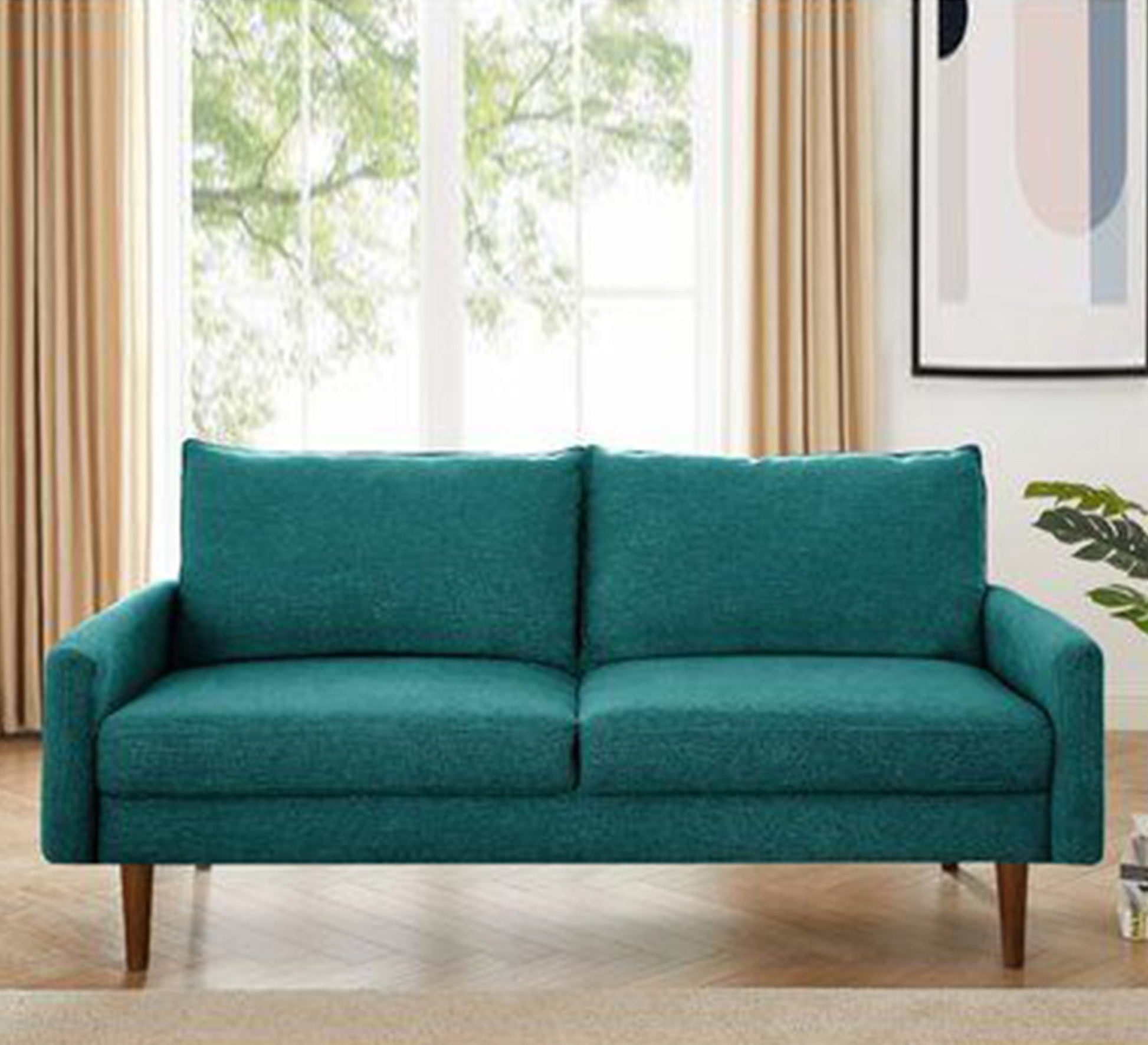 Sofa in green color - Vitrine Furniture - Living room Sofas