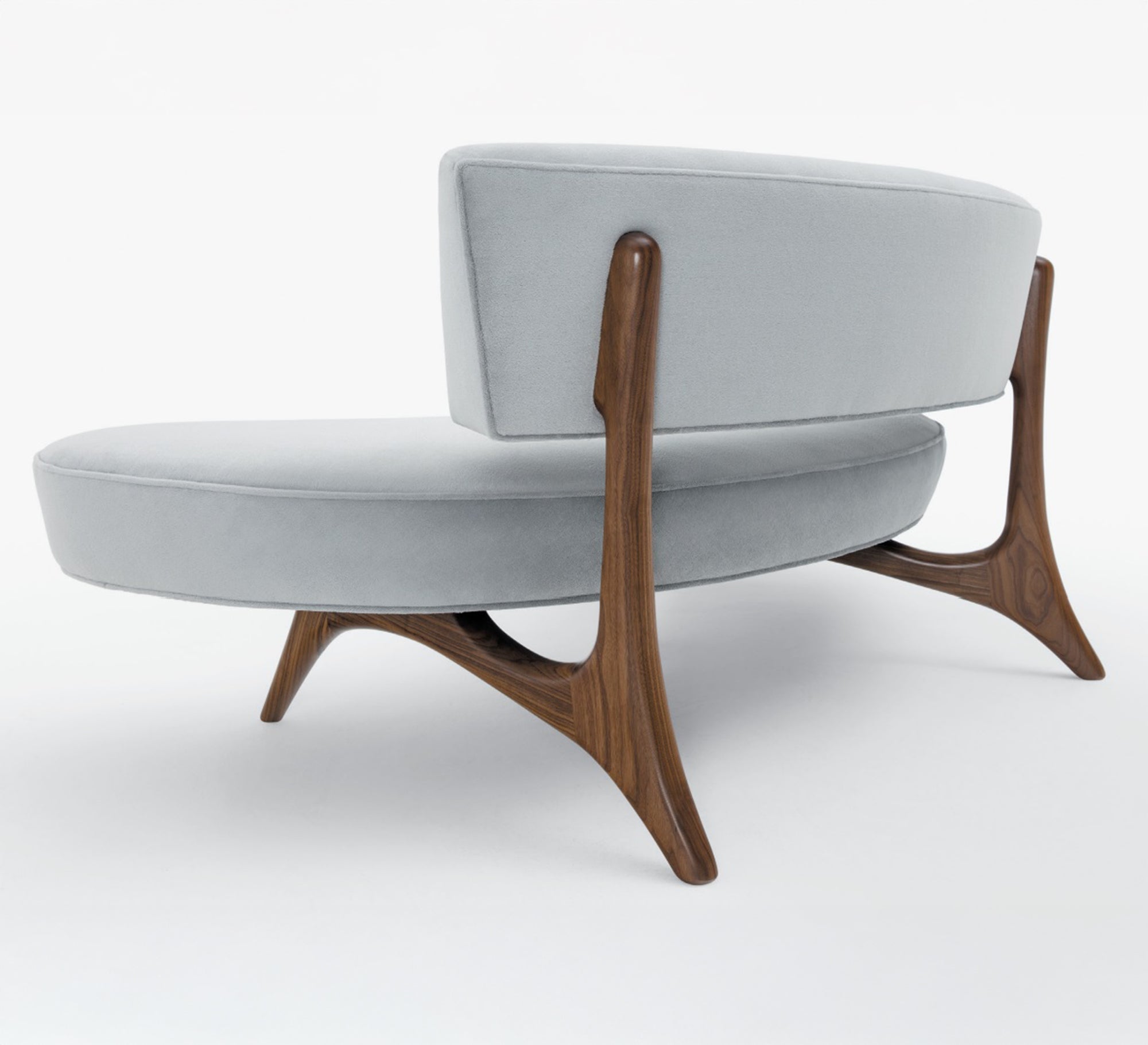 Sofa with a modern wood and upholstery combination - Vitrine Furniture - Furniture