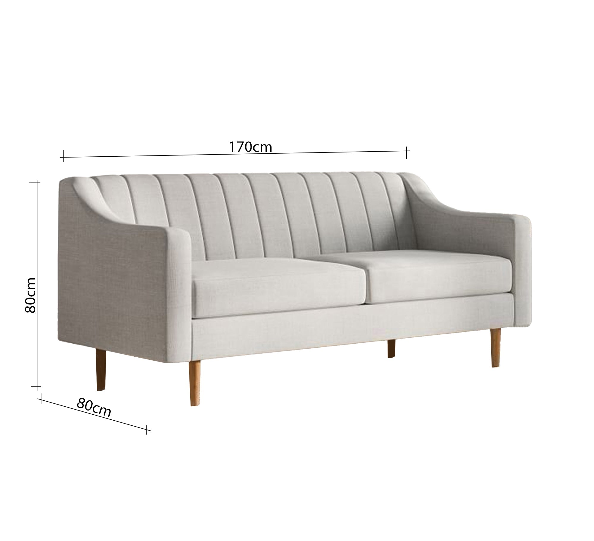 Sofa with beautifully tufted upholstery - Vitrine Furniture - Furniture