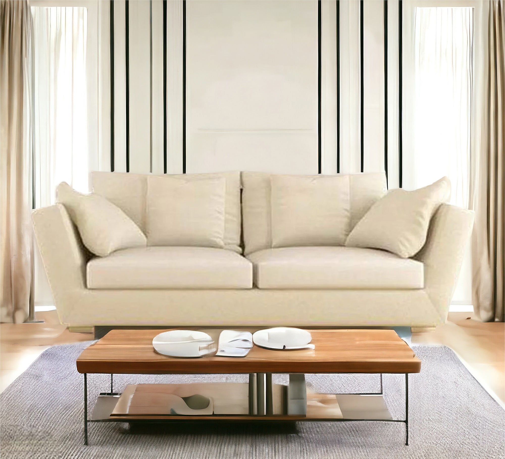 Sofa with reclining armrests - Vitrine Furniture - Furniture